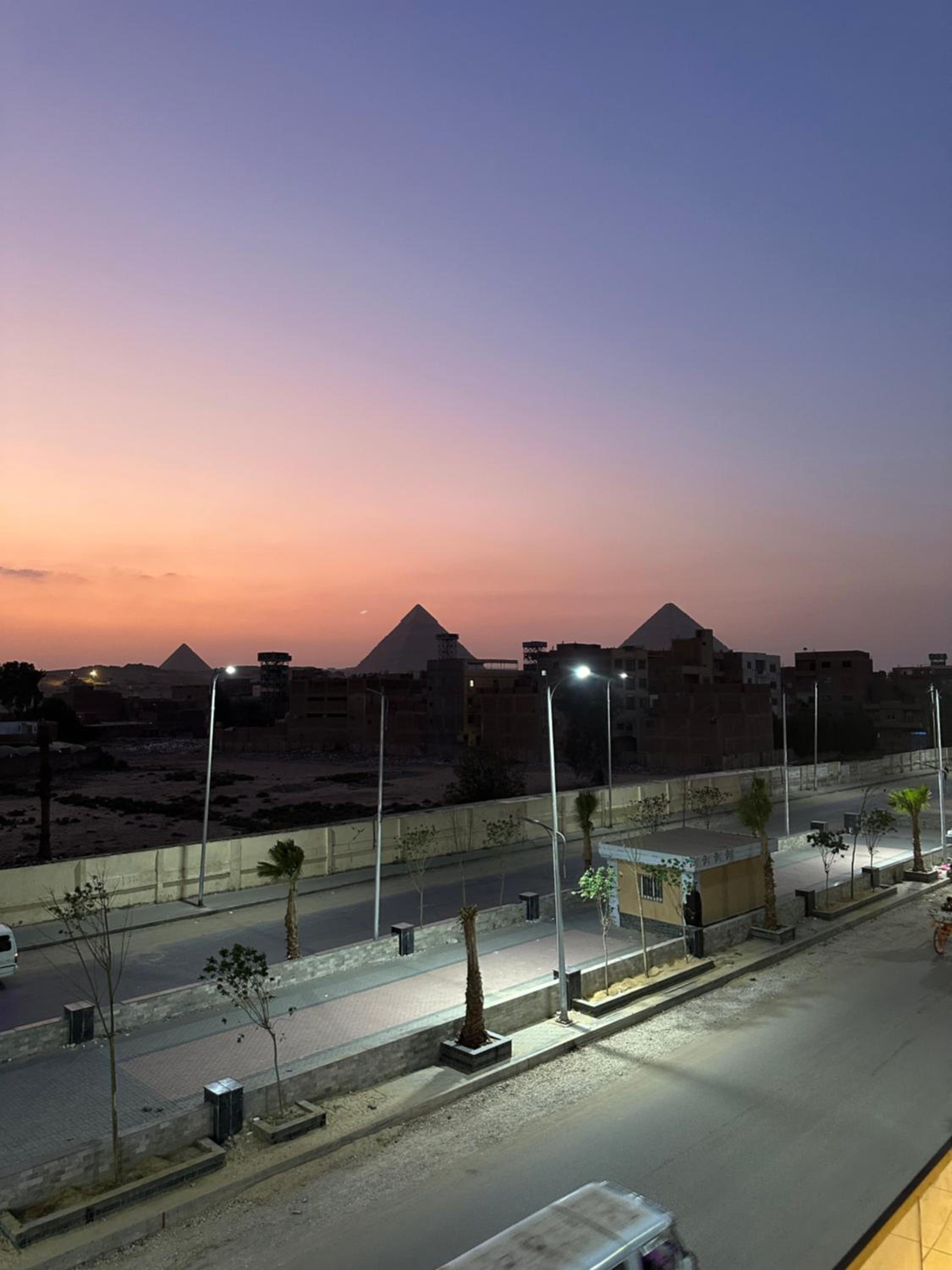 Brilliant pyramids view