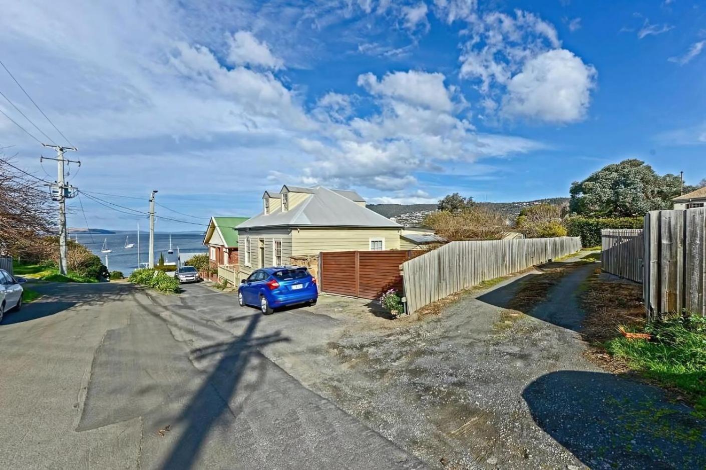 Mr Watson's Cottage near the Battery Point Jetty