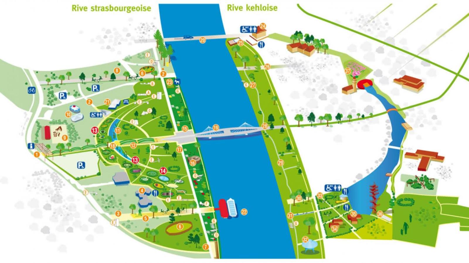 Luminous apartment in Kehl near Strasbourg, conveniently located next to a tram stop with direct access to Strasbourg city centre