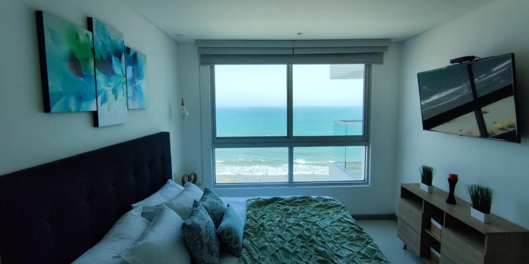 Palmetto Beach con buena vista al mar Cartagena