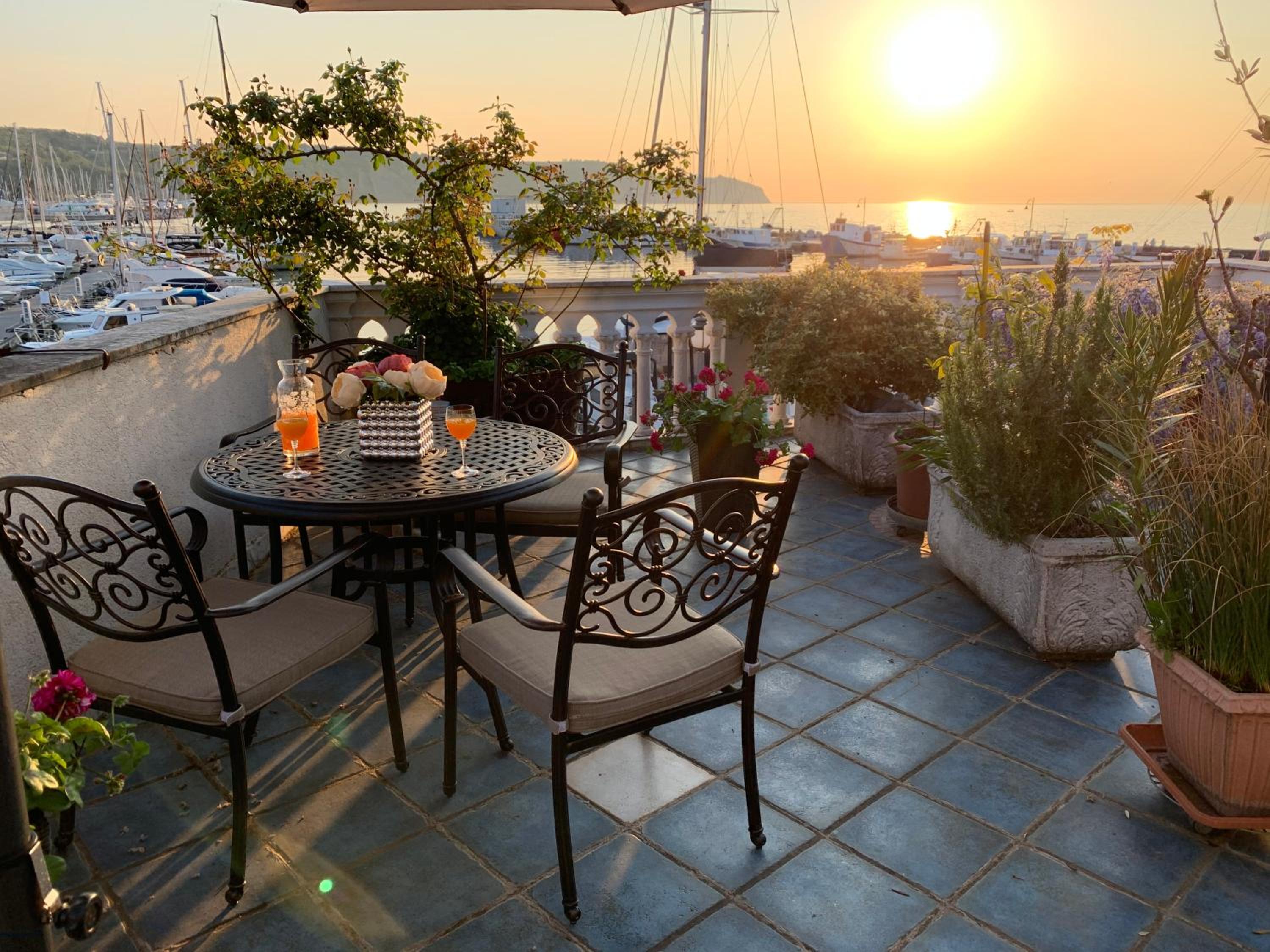 First row to the sea - Maremi Izola Apartment terrace view 4
