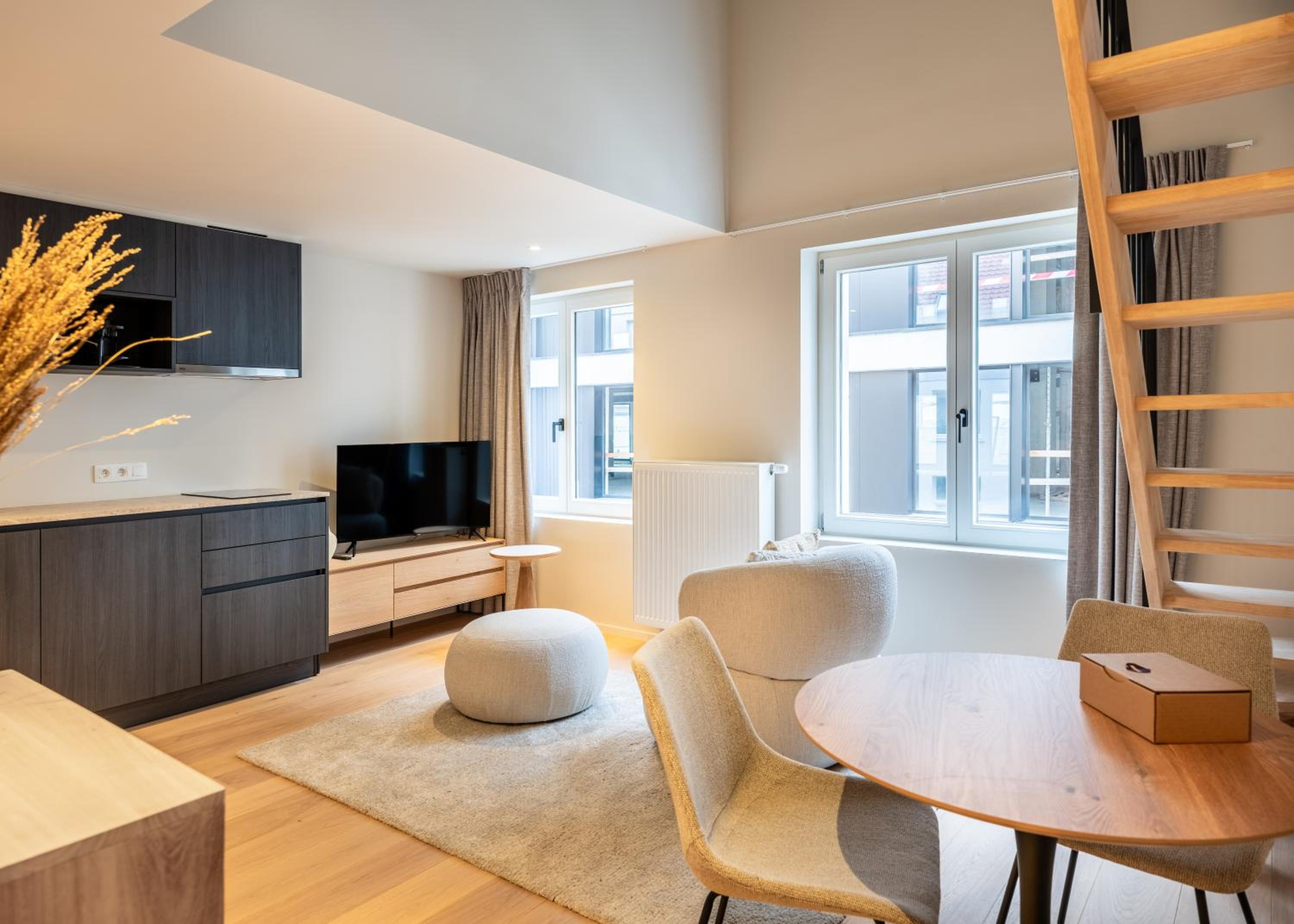 Huswell - Stylish Duplex Studio with Premium Materials in Ghent City Center