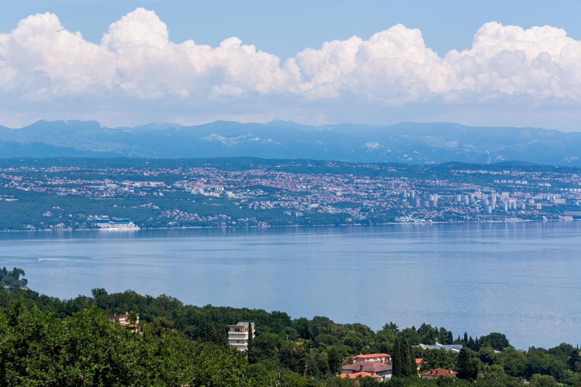 Villa Lamia in Opatija with a sea view