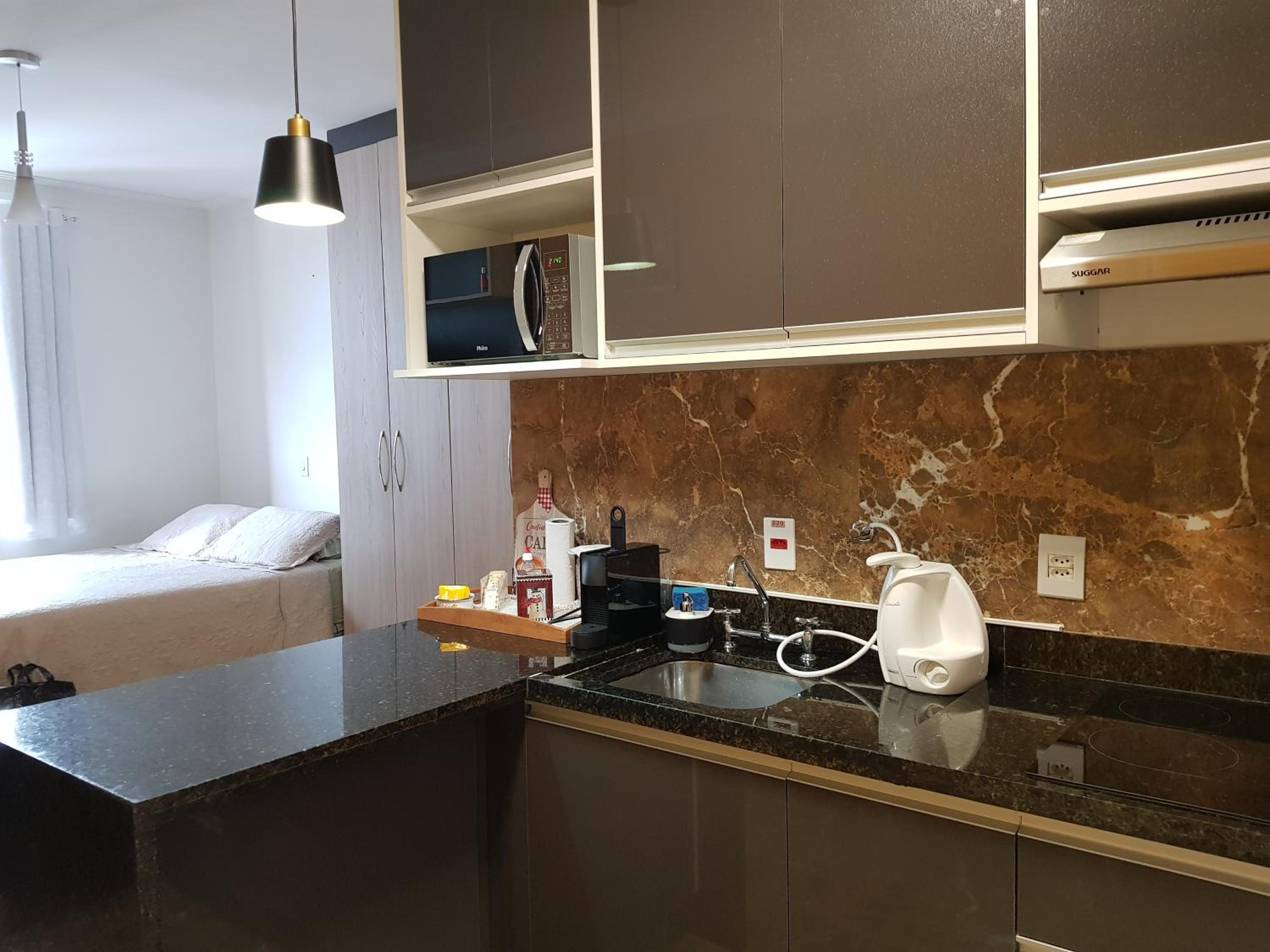 Flat Novo1 - Cama Queen, Ar, Estac e Internet