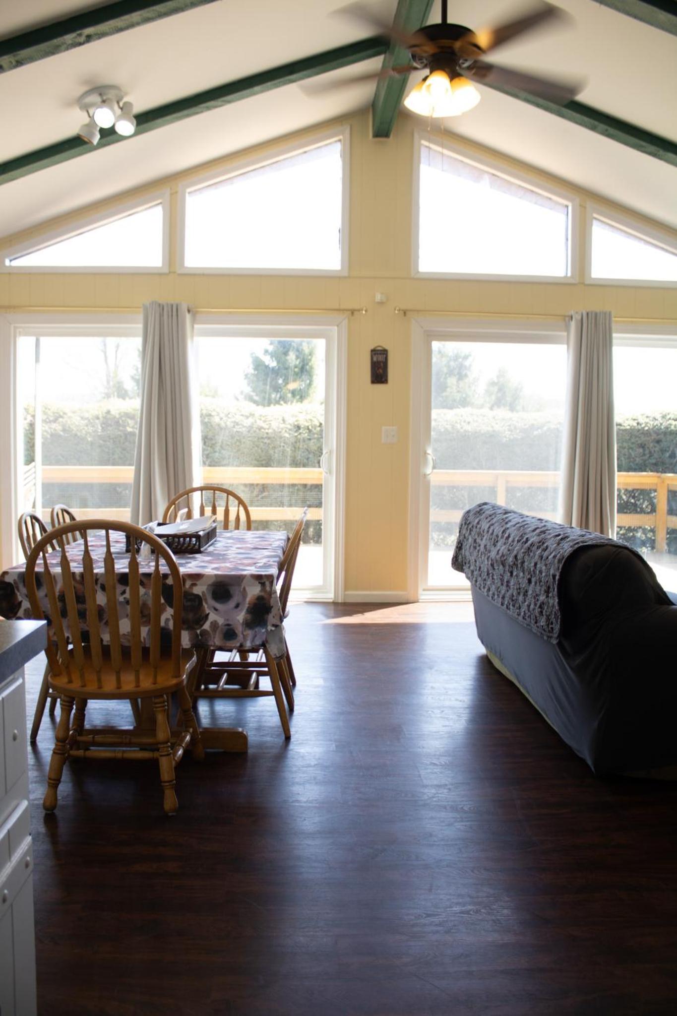 Fenced Yard Chalets from Good Dog Vacations at Big Valley Resort