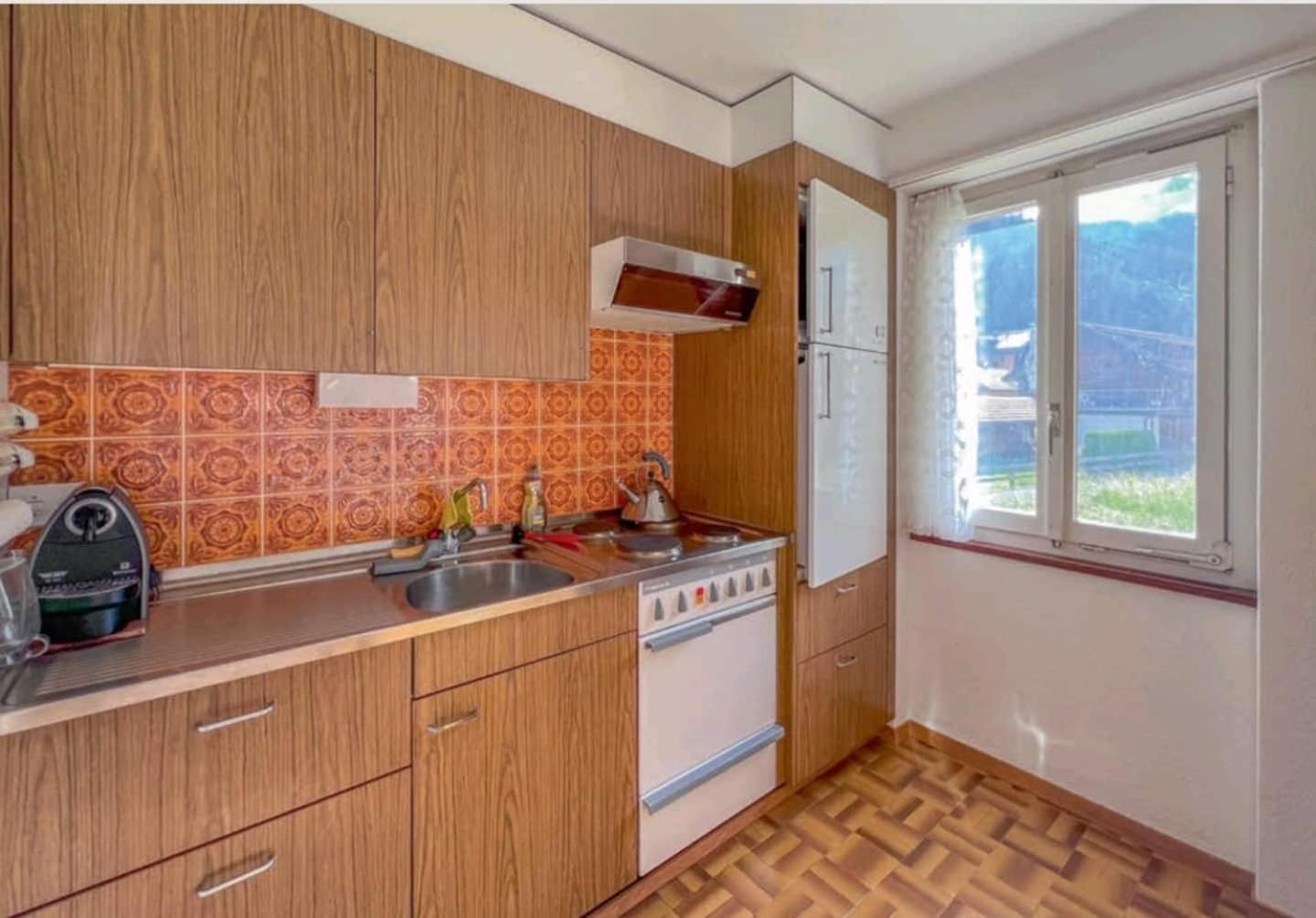 With Mountain View & Balcony Kitchen Parking