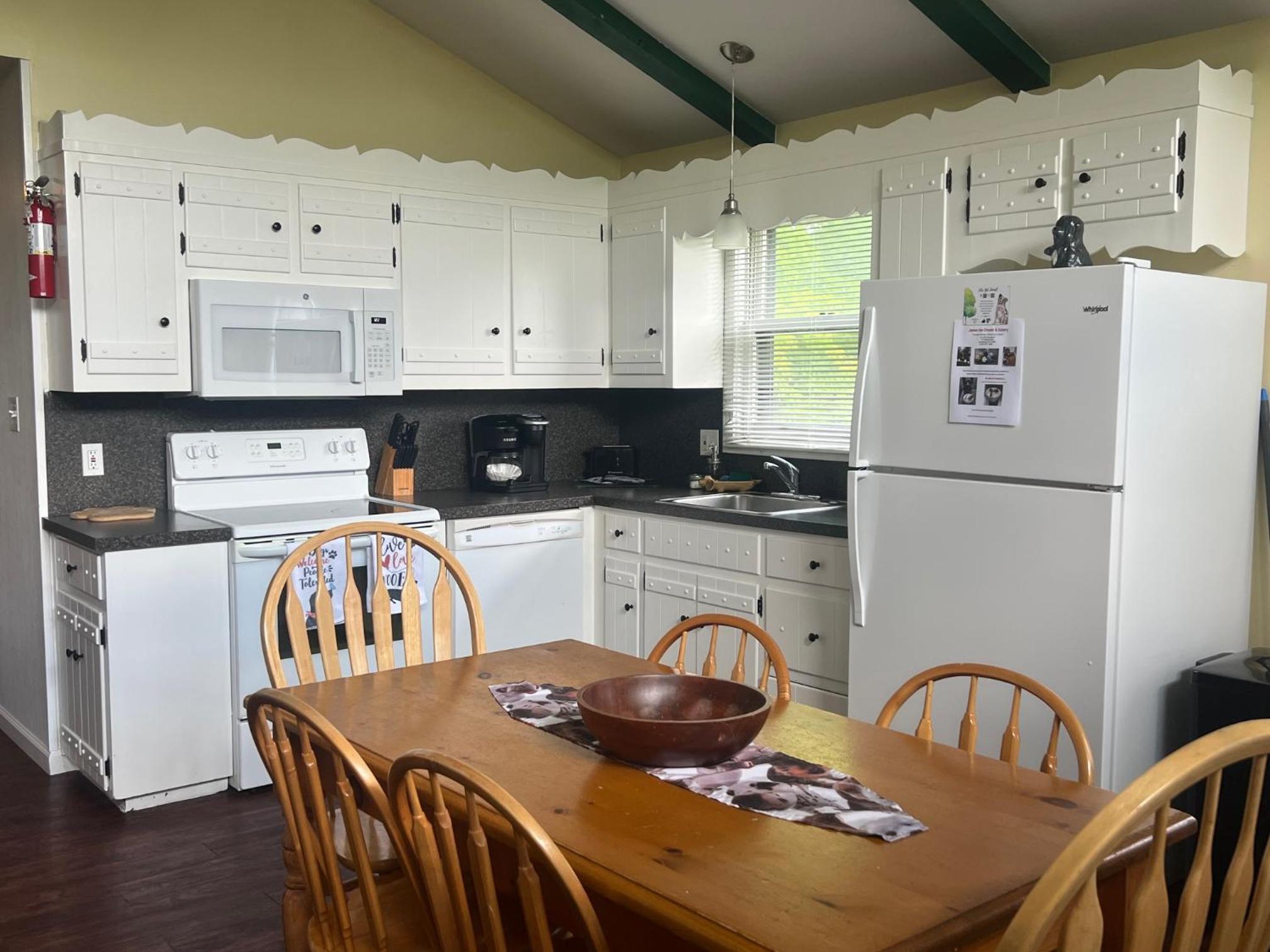Fenced Yard Chalets from Good Dog Vacations at Big Valley Resort