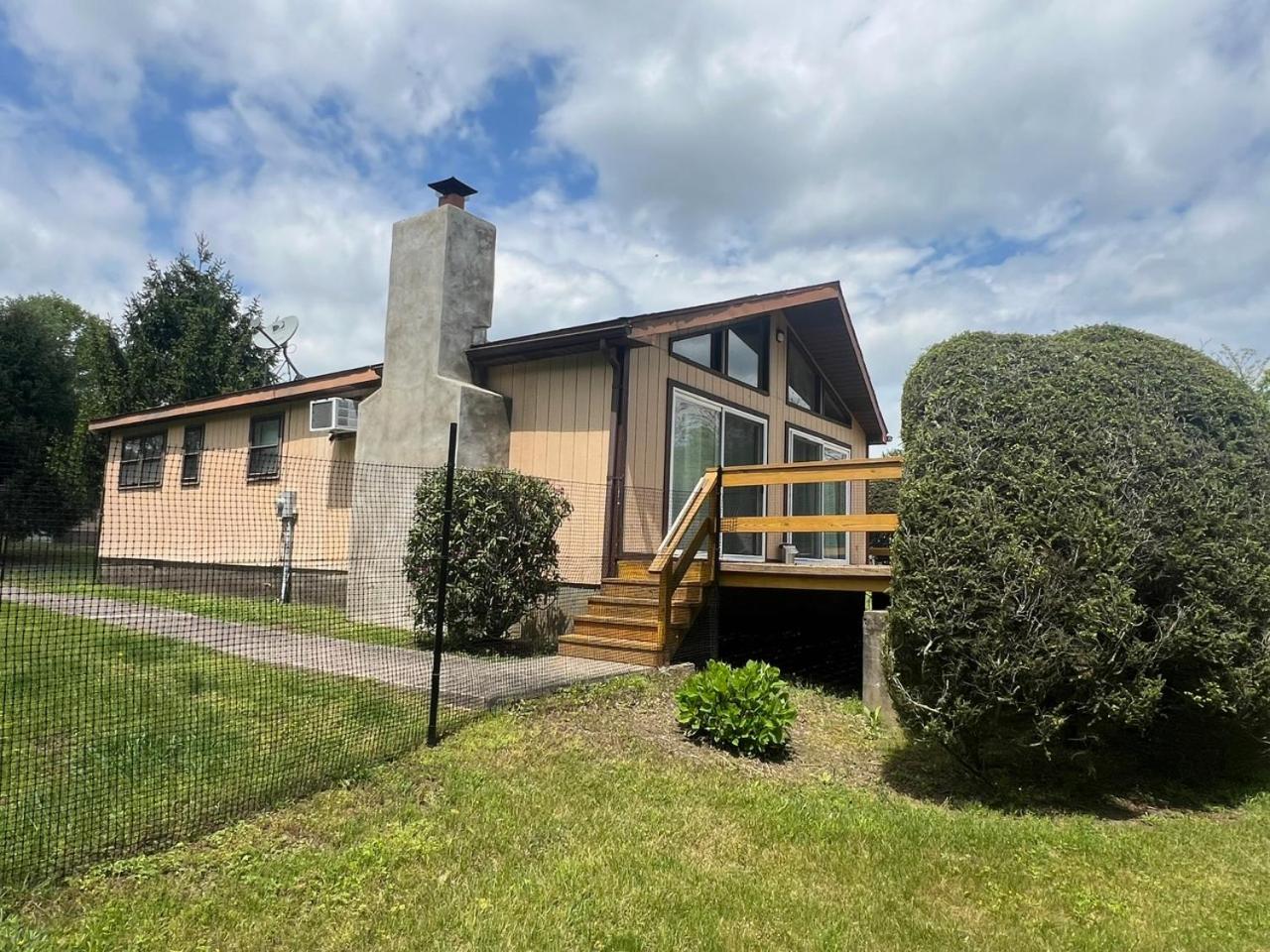 Fenced Yard Chalets from Good Dog Vacations at Big Valley Resort