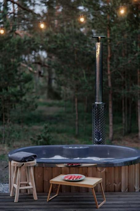 Vienis glamping - cozy and private forest house view 2