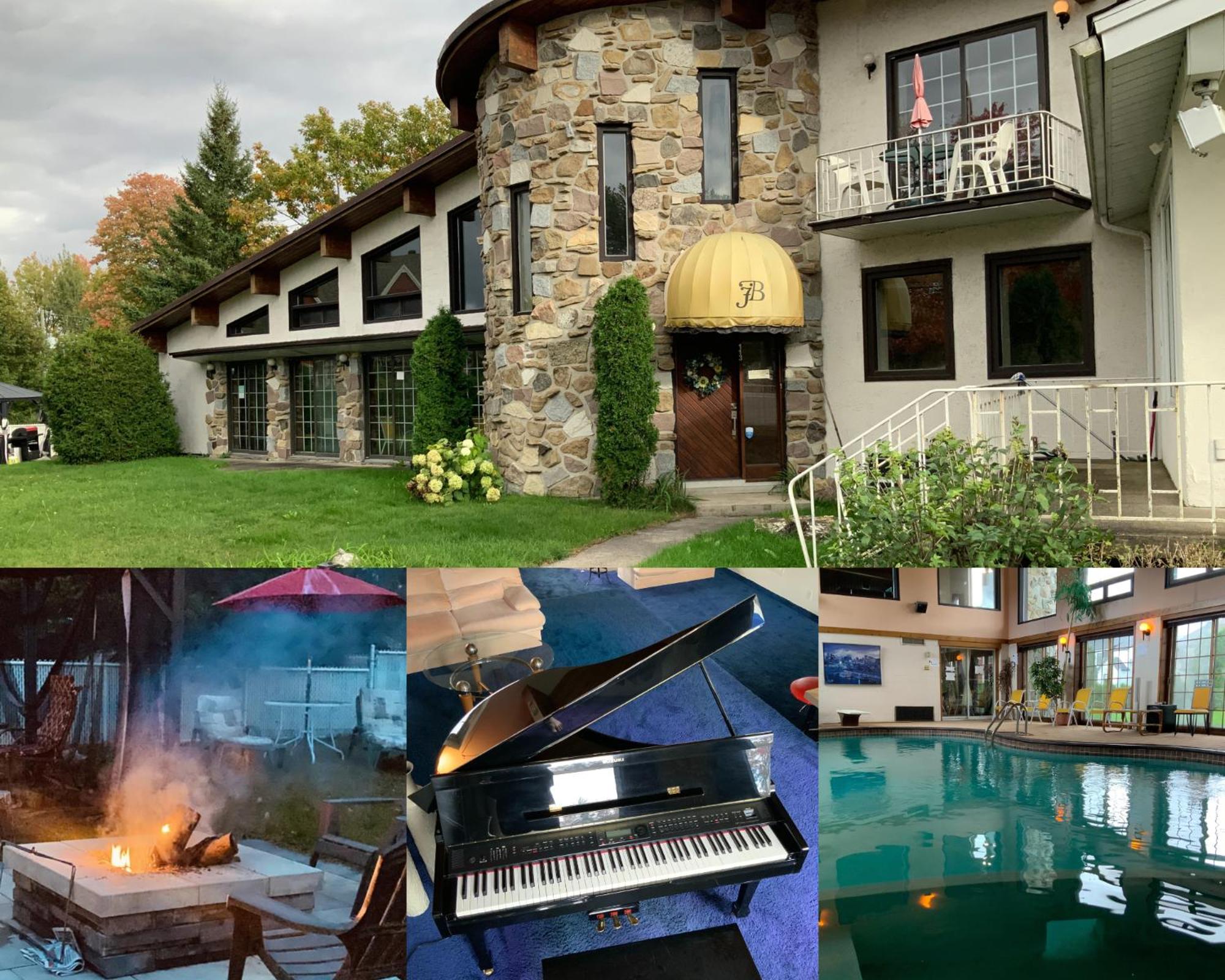 4 BDR Home with Indoor heated pool and party near Montreal