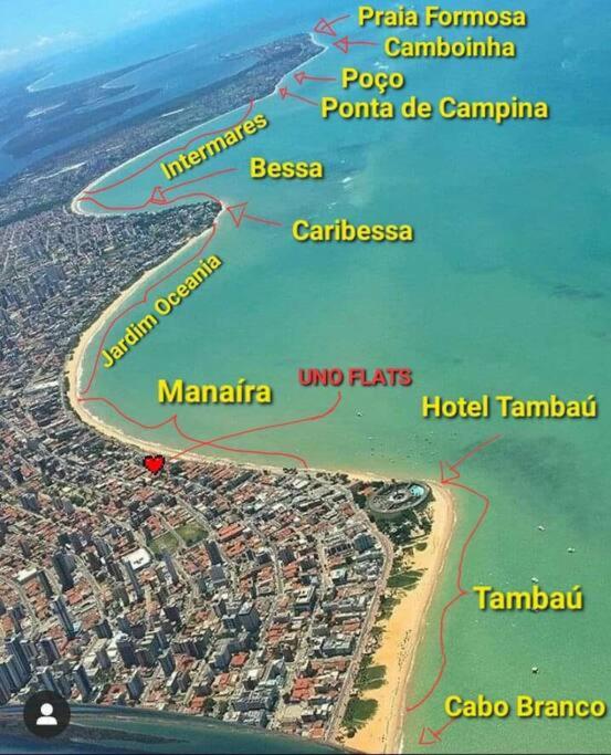 UNO Flat - a poucos mts da praia de Manaíra