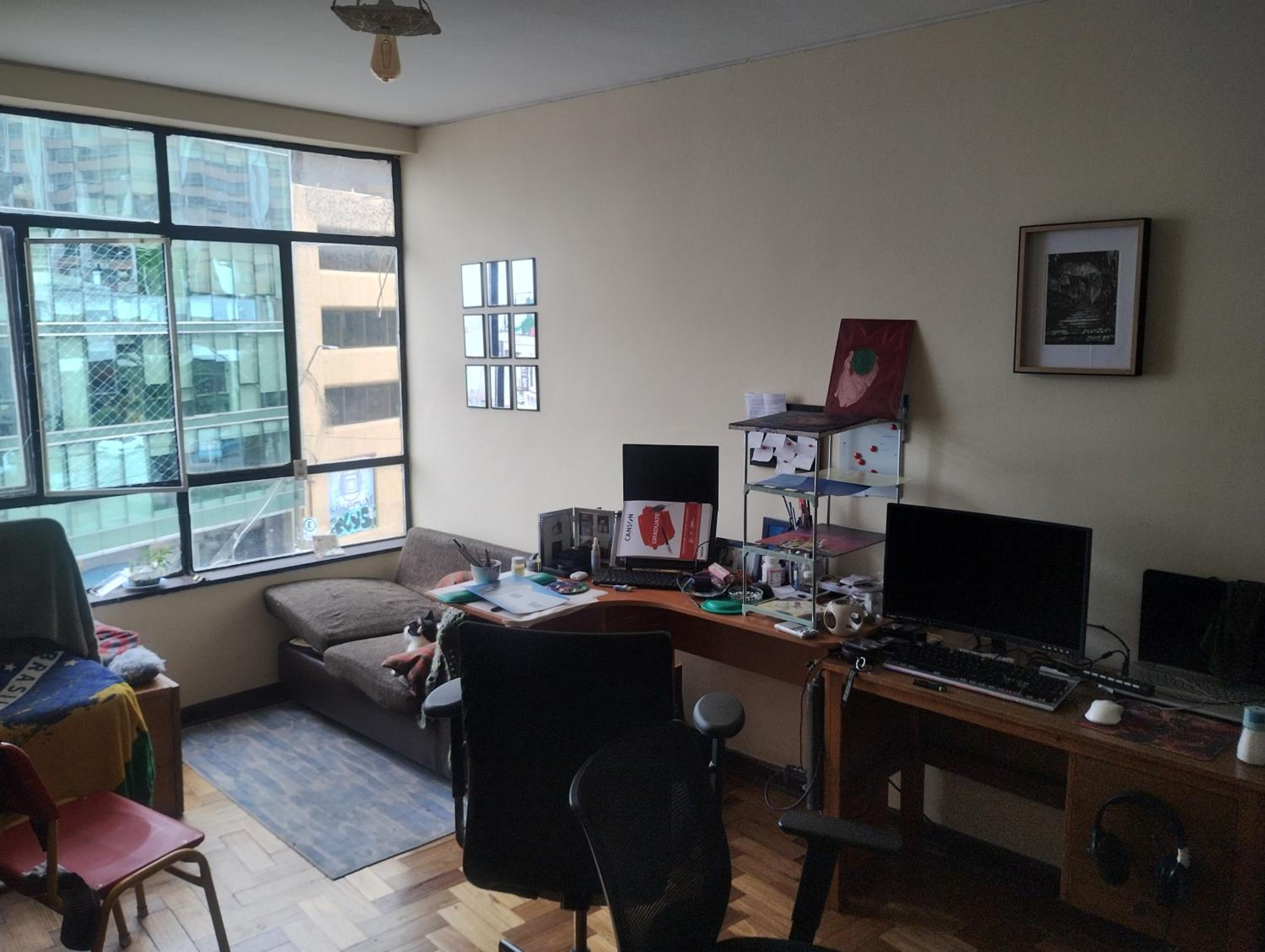 Habitación en departamento céntrico de Valparaíso