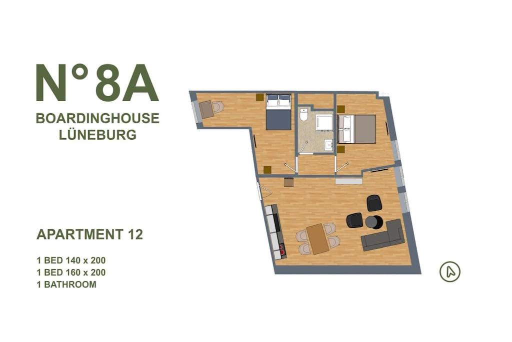 Apartment 12 No8A Boardinghouse Lüneburg
