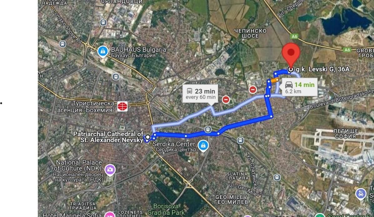 LevskiG Studio 10 min from Sofia Airport and city centre