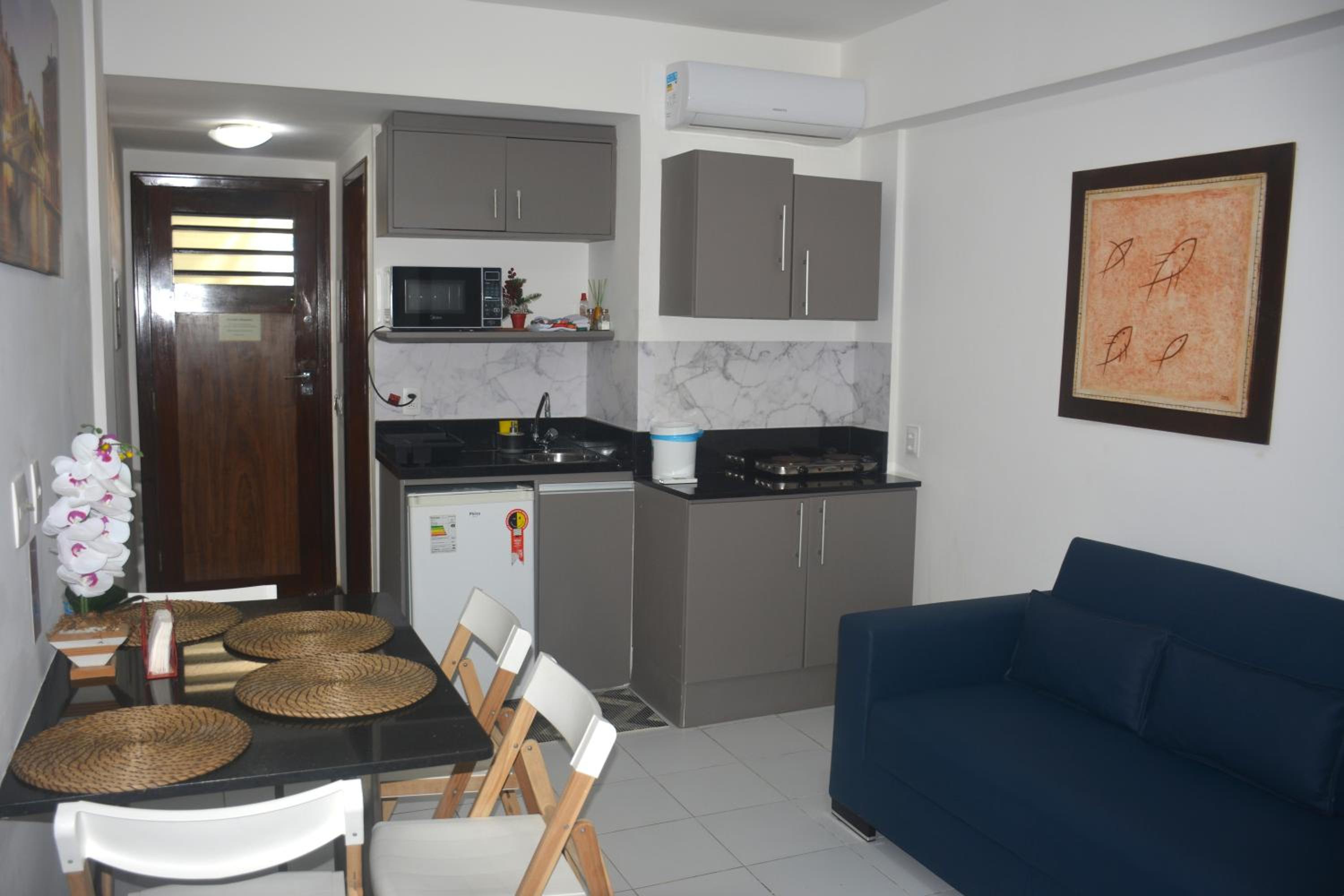 Araça flat 308 - Lateral Vista Jardim