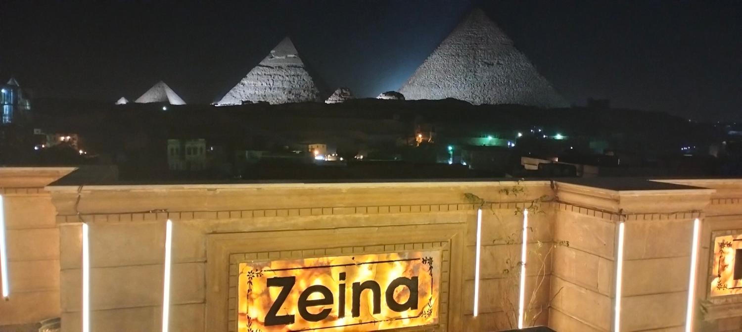Zeina pyramids view