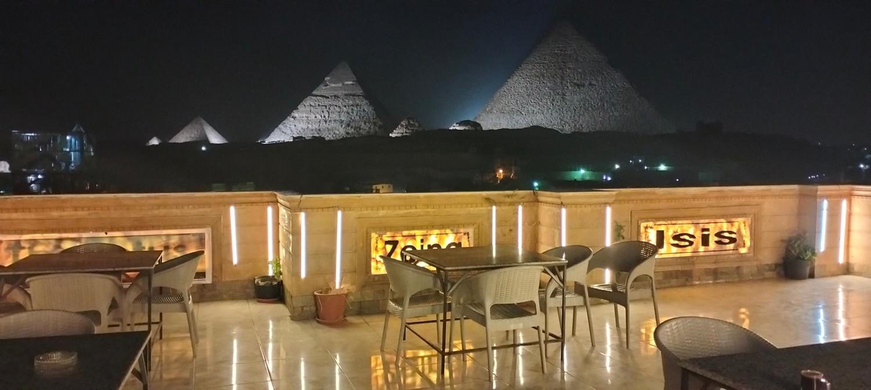 Zeina pyramids view