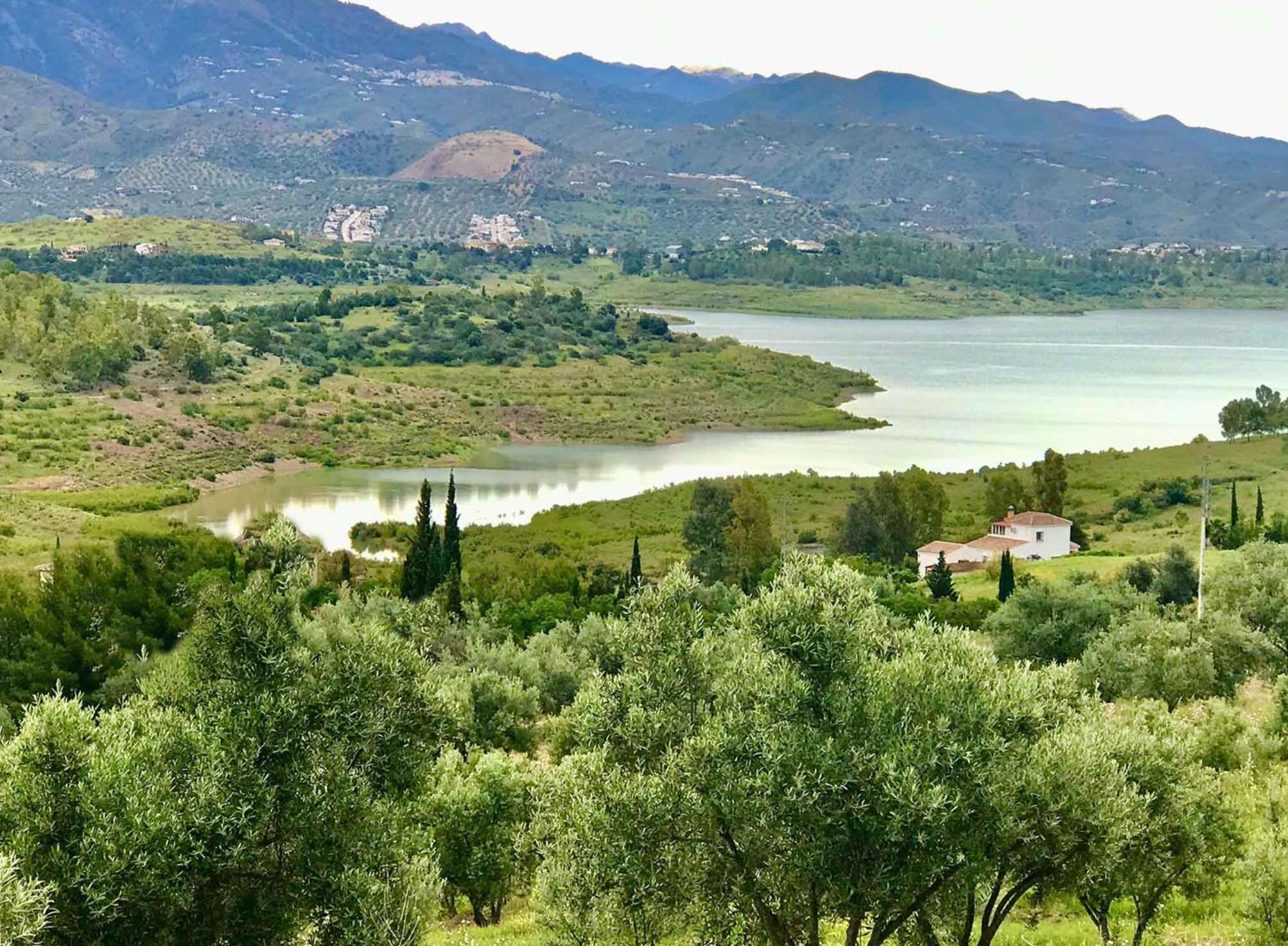 La Rústica en Viñuela, piscina privada