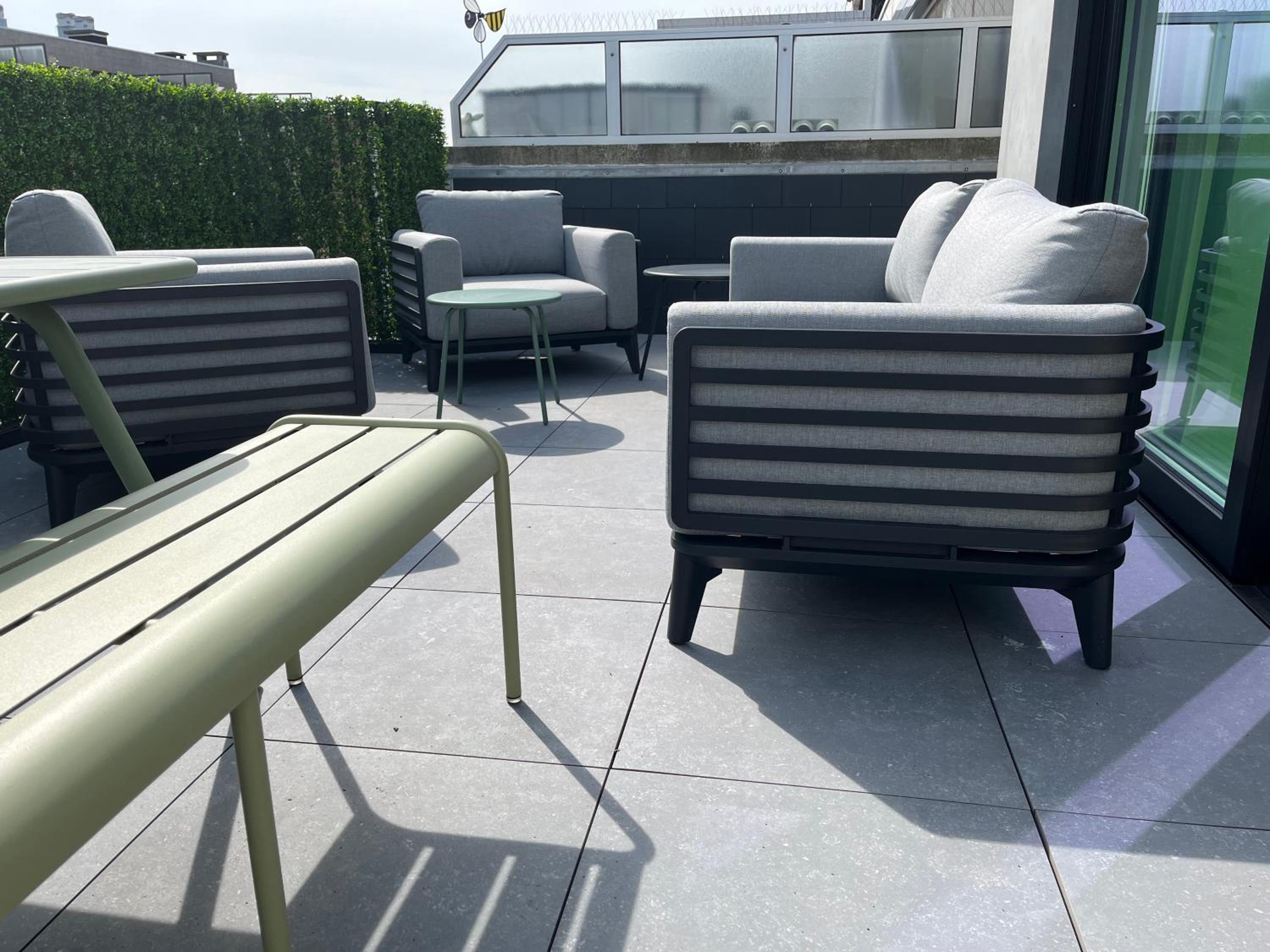 Penthouse studio voor 2 met 2 ruime terrassen op 6 min wandelen van het strand van Oostende