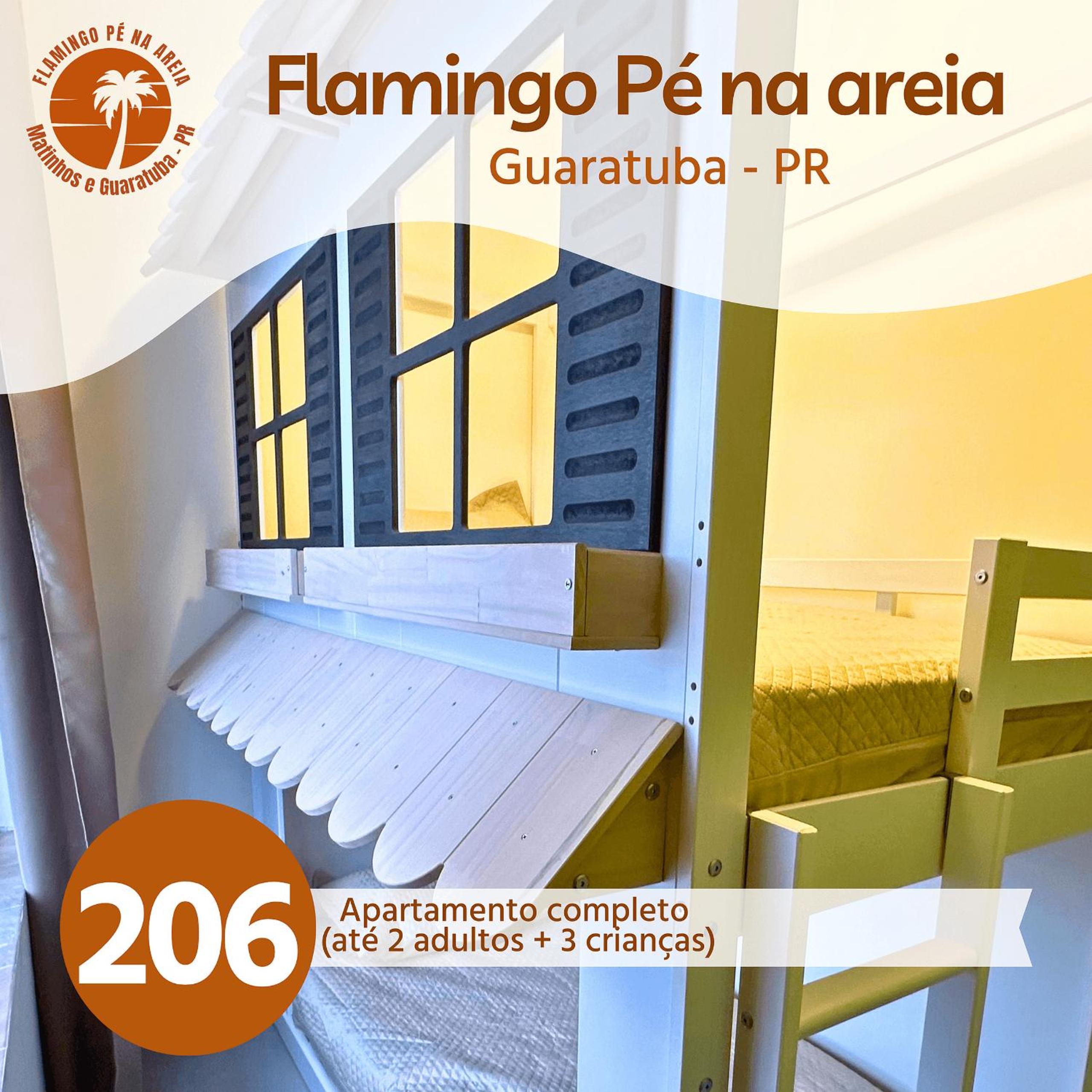 Flamingo Pé na areia Guaratuba