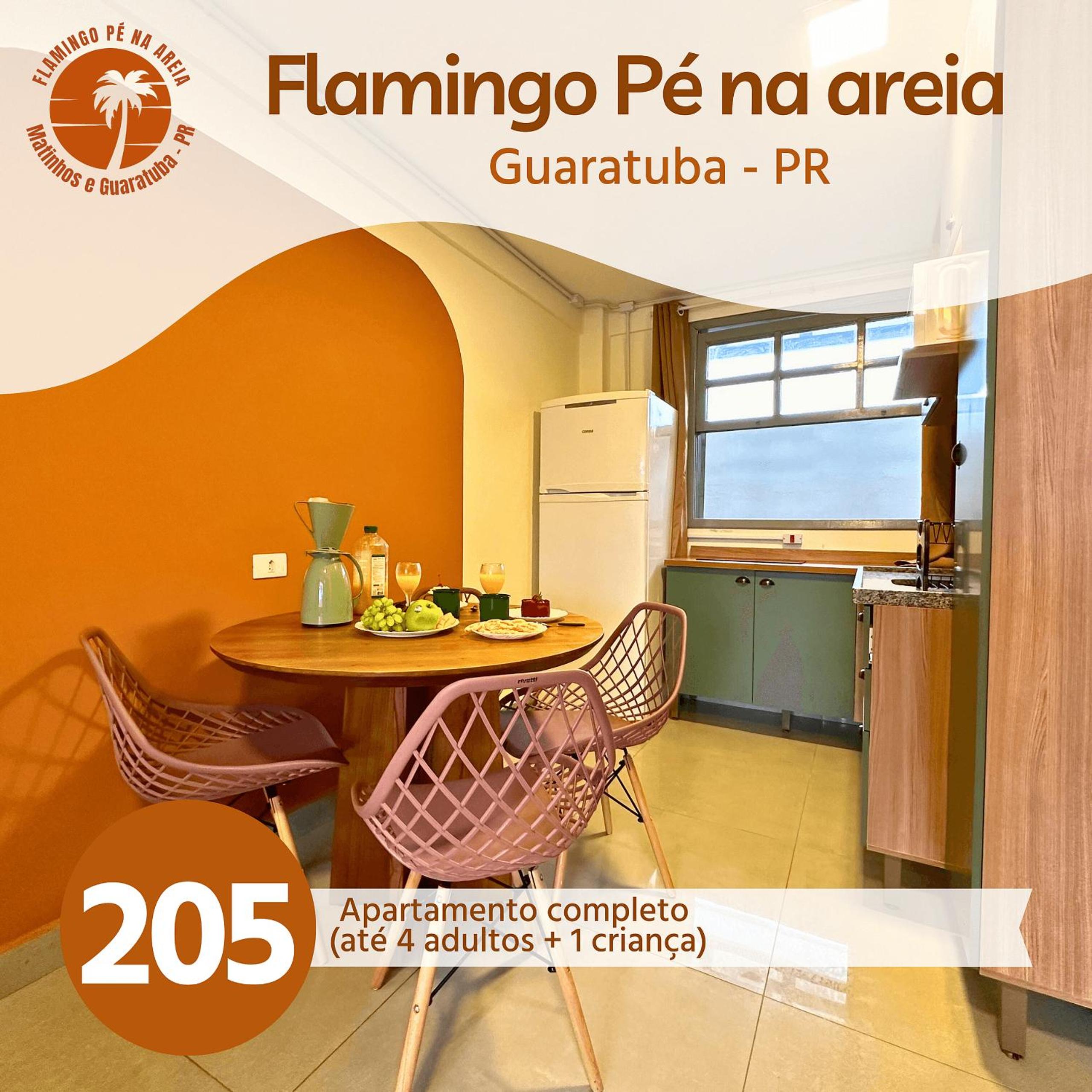 Flamingo Pé na areia Guaratuba