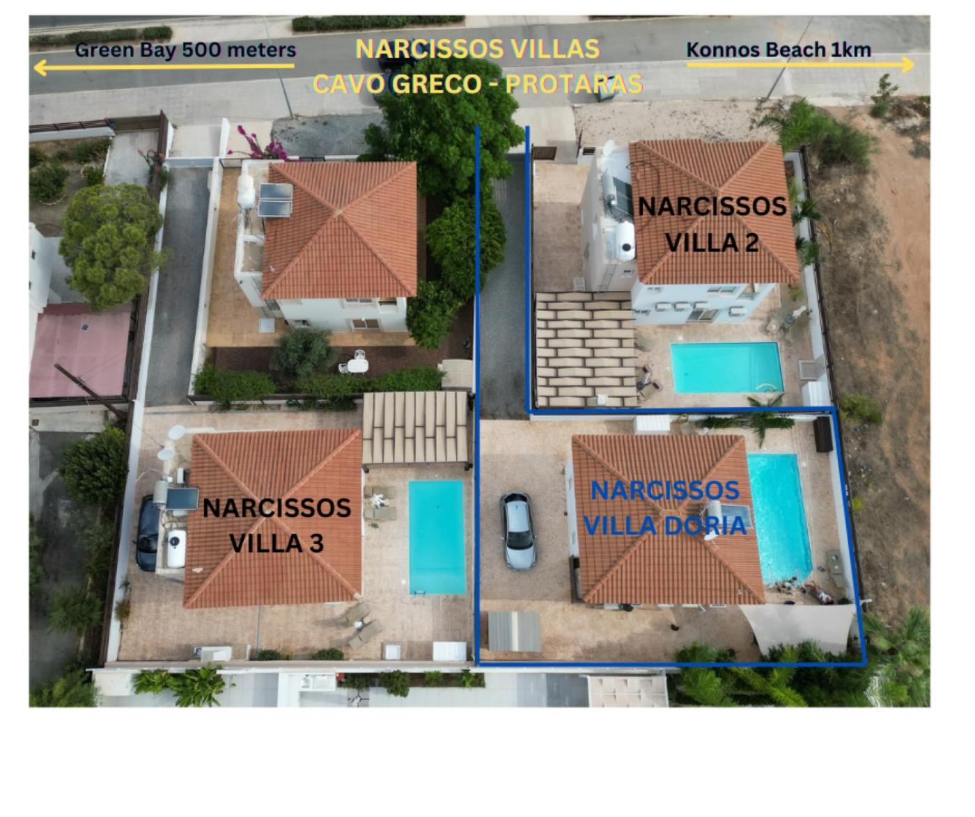 Narcissos Villa Doria view 2
