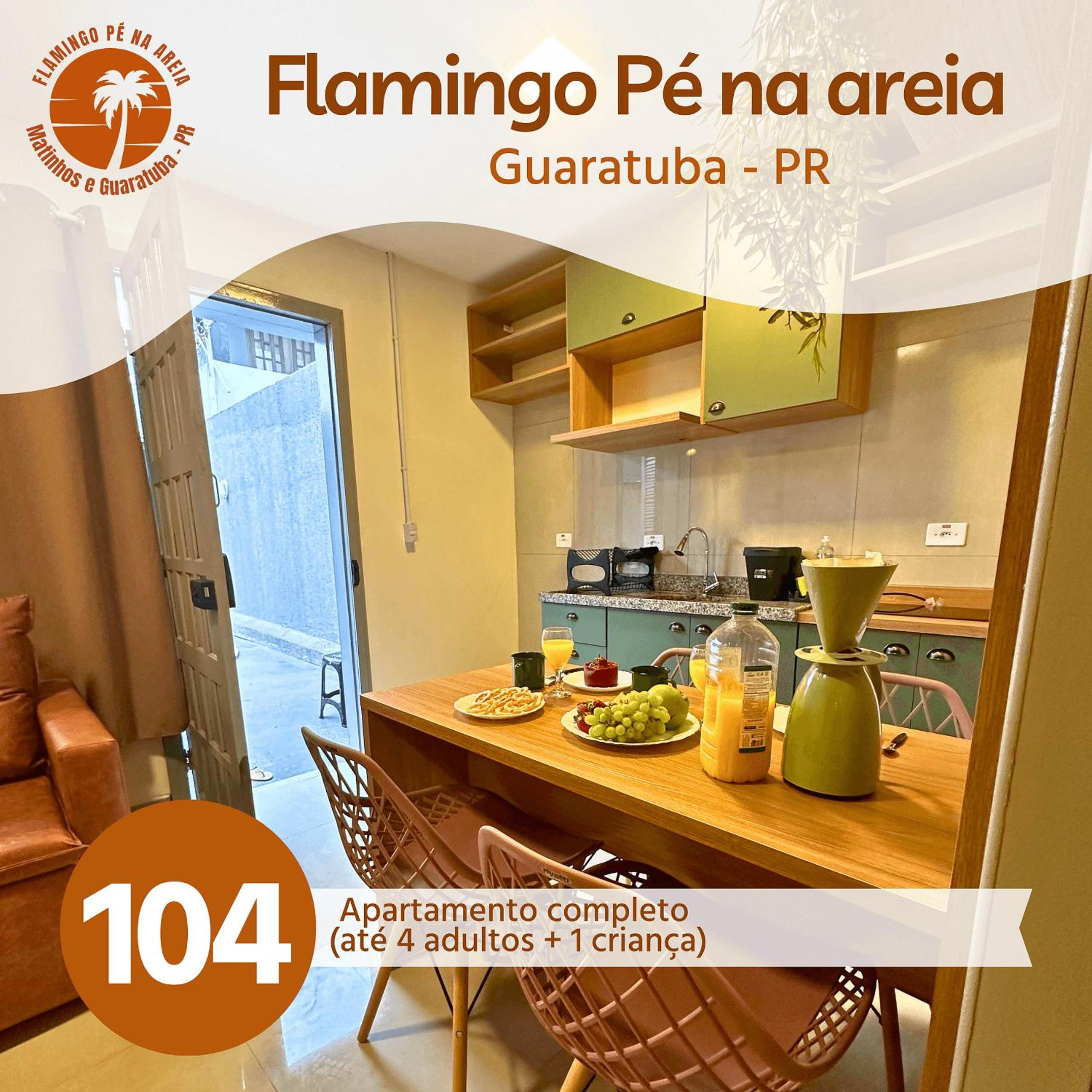 Flamingo Pé na areia Guaratuba