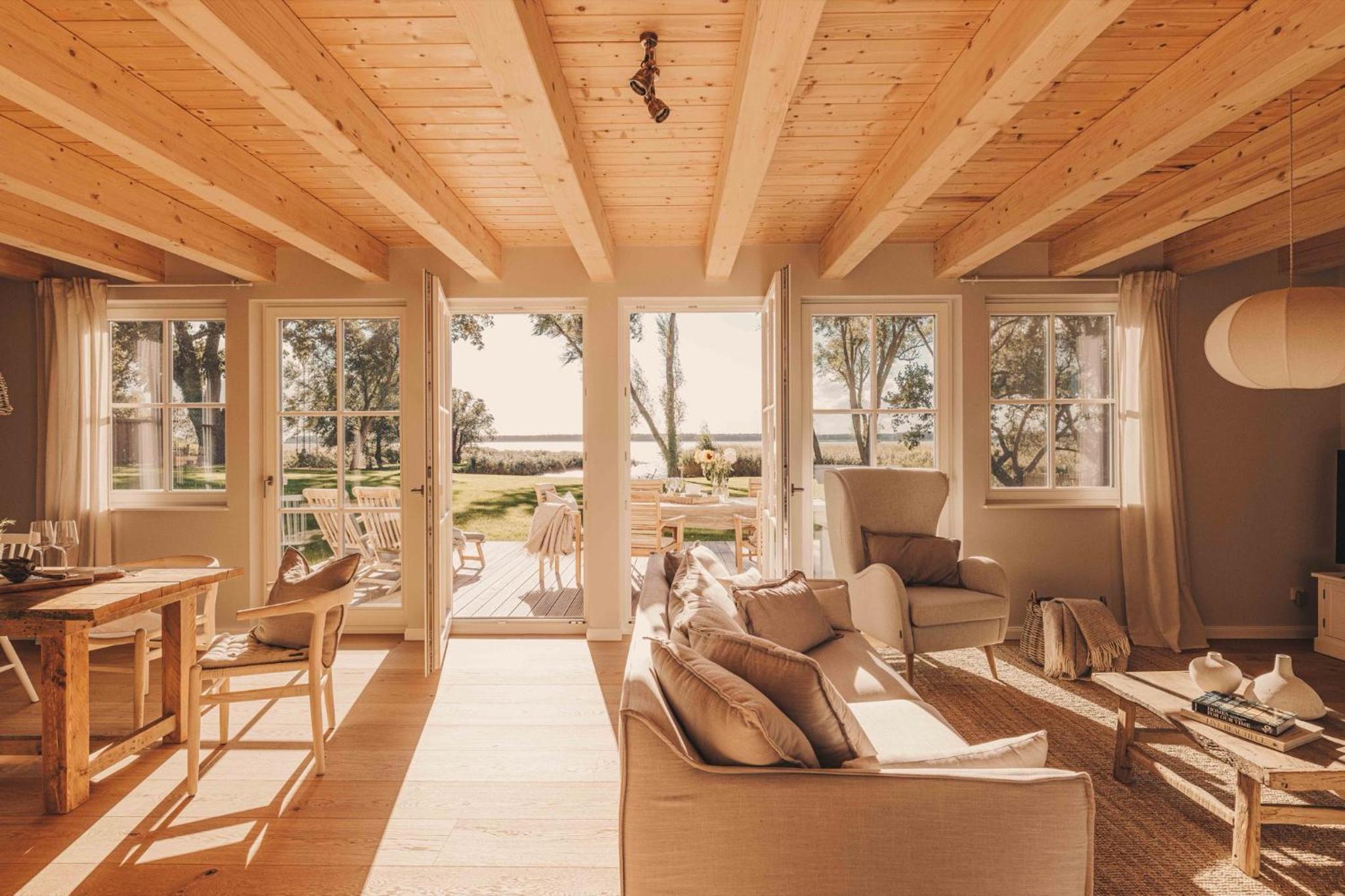 Watermark Usedom - Traumhaus direkt am Wasser mit eigener Badestelle - Haus Woge