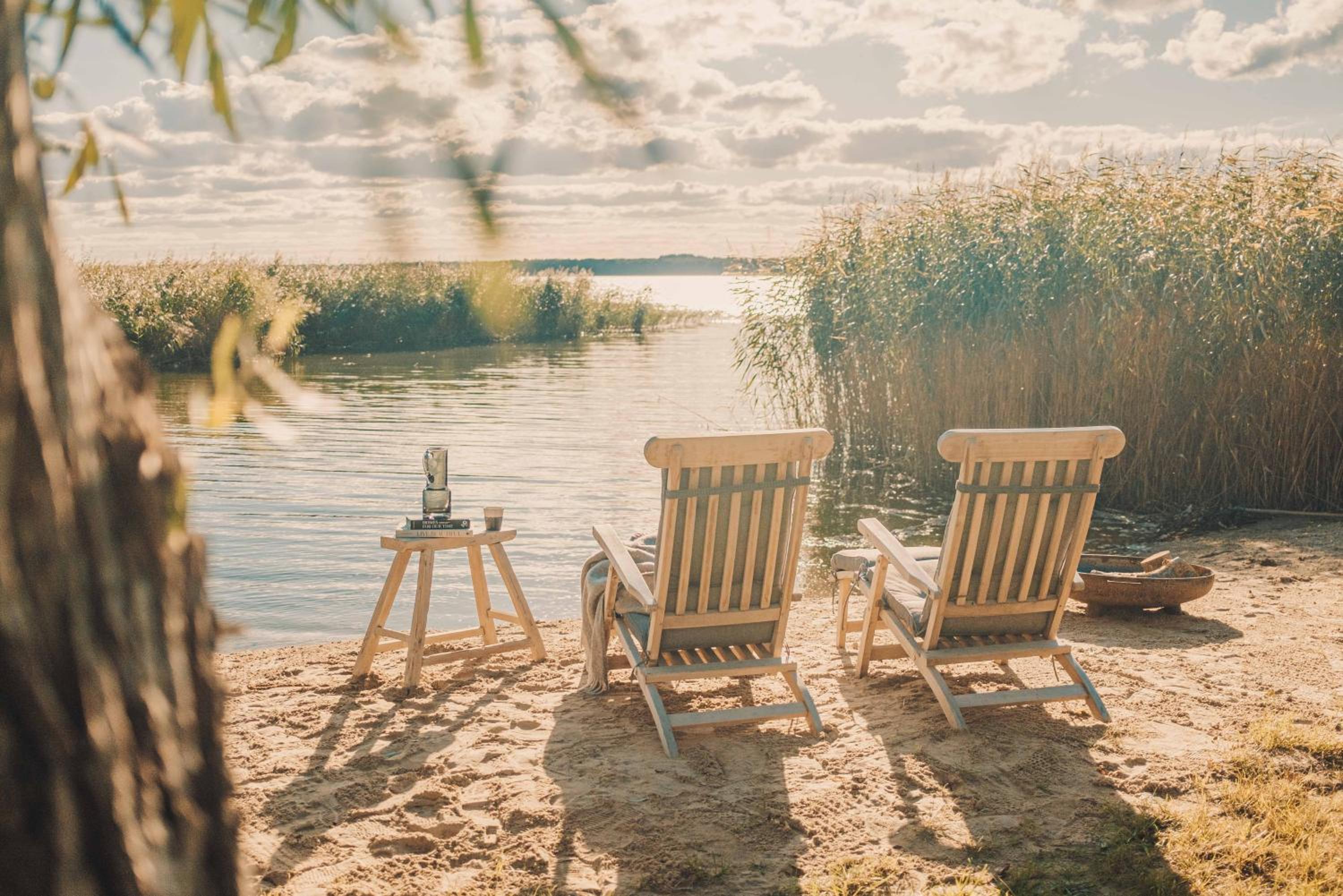 Watermark Usedom - Traumhaus direkt am Wasser mit eigener Badestelle - Haus Woge