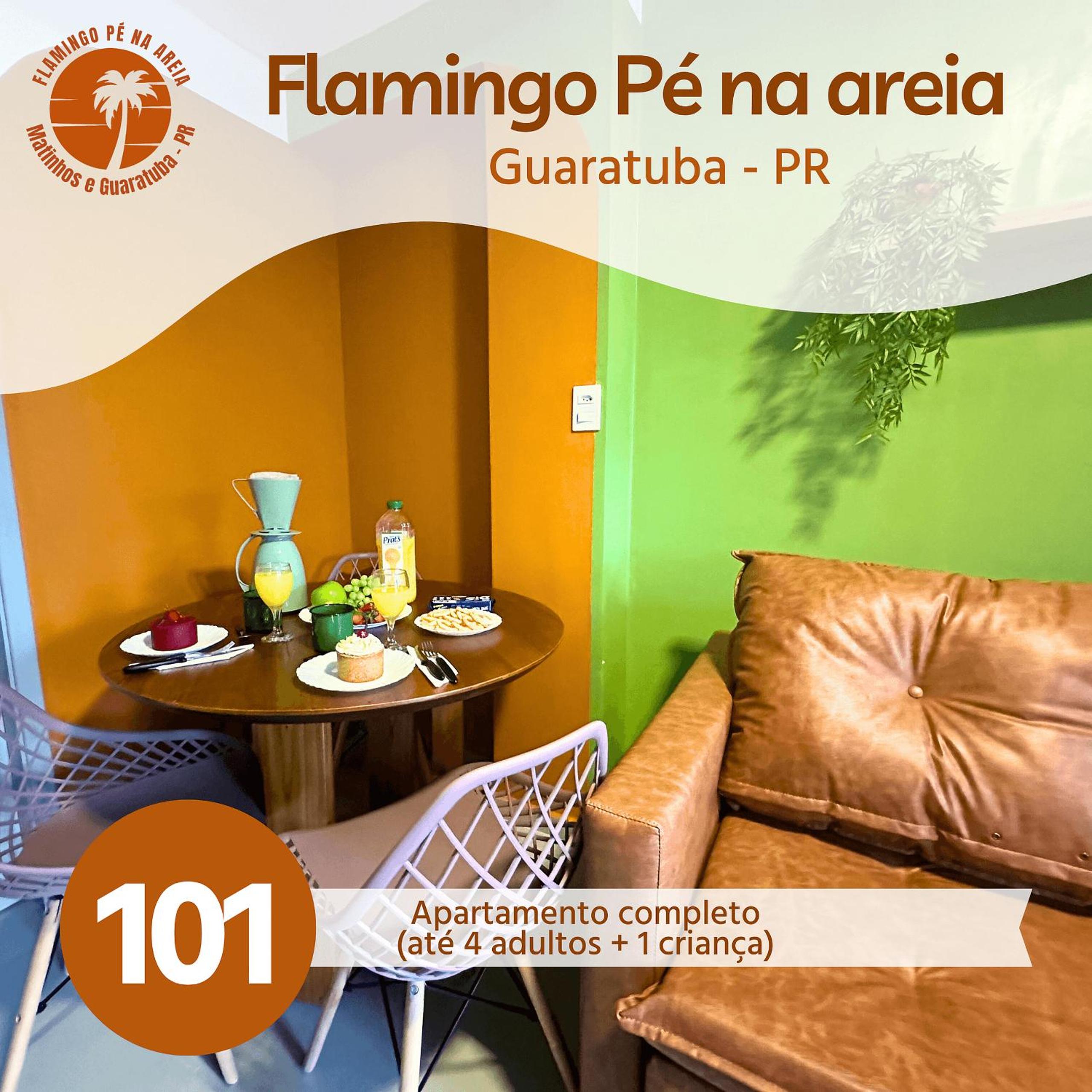 Flamingo Pé na areia Guaratuba