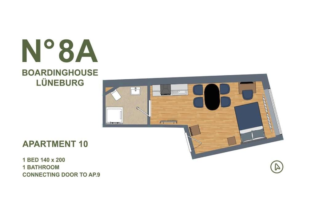 Apartment 10 No8A Boardinghouse Lüneburg