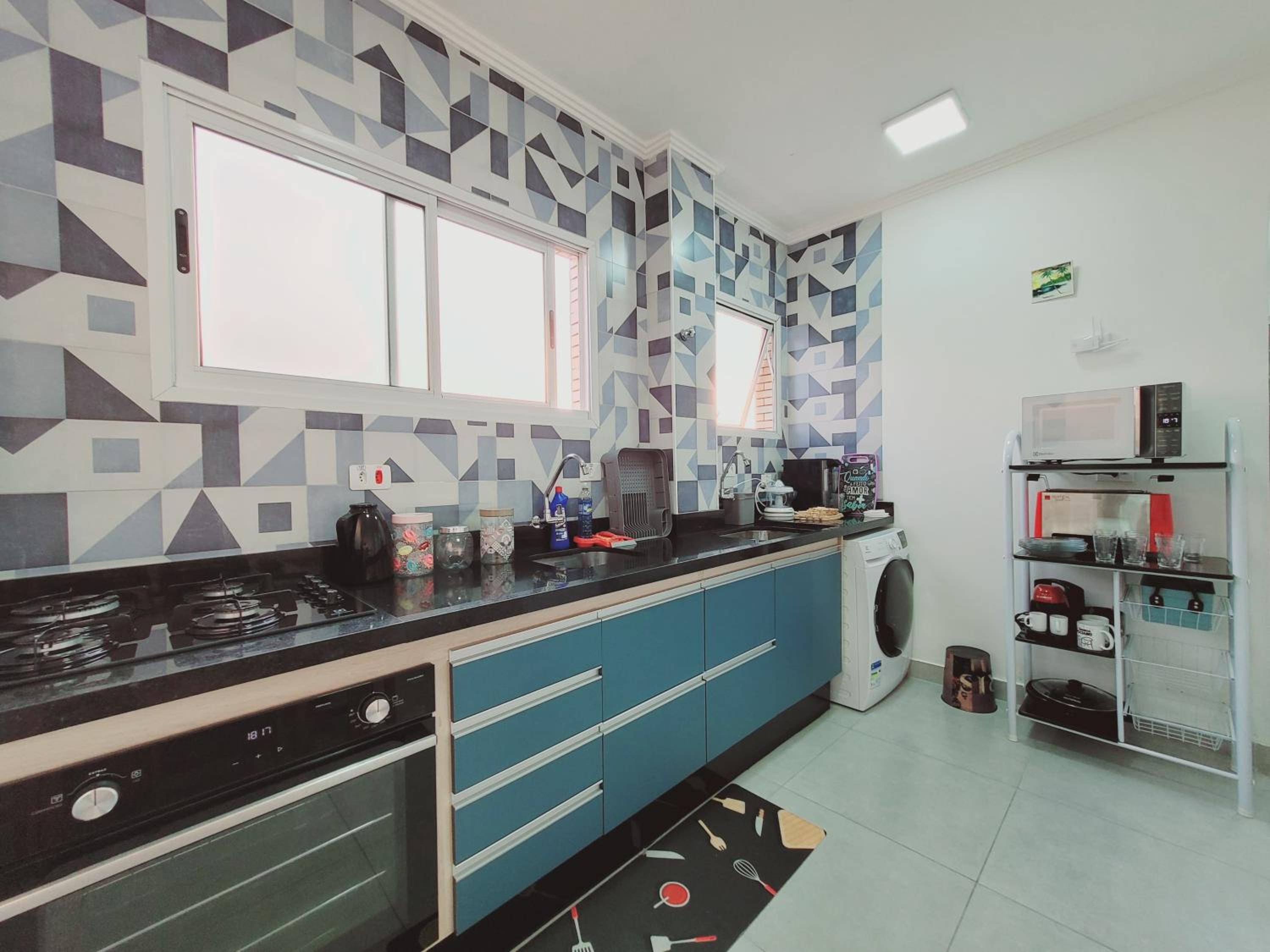 Family apartment, Vila Tupi, Praia Grande, São Paulo