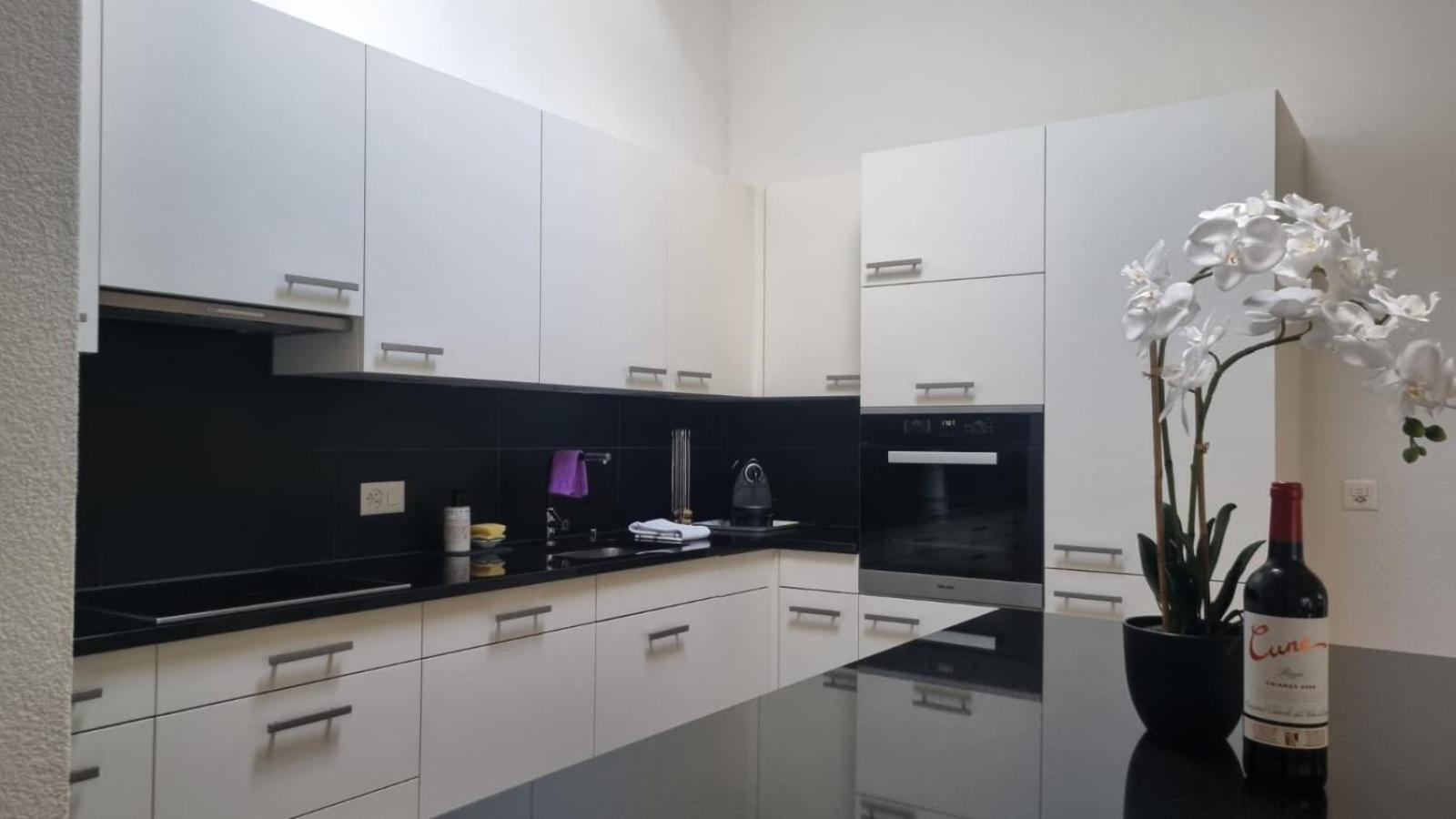 Superbe, modern step-free appartement with private Garage