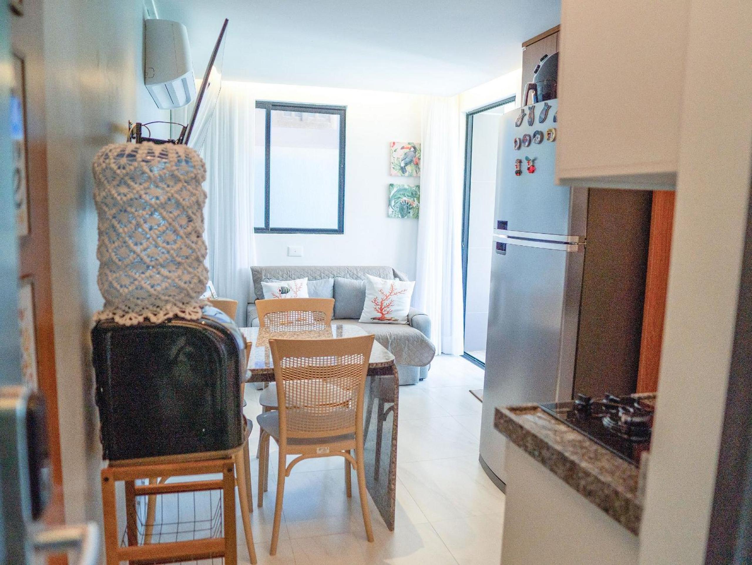 Beachfront flat at Porto de Galinhas beach, close to the natural pools.