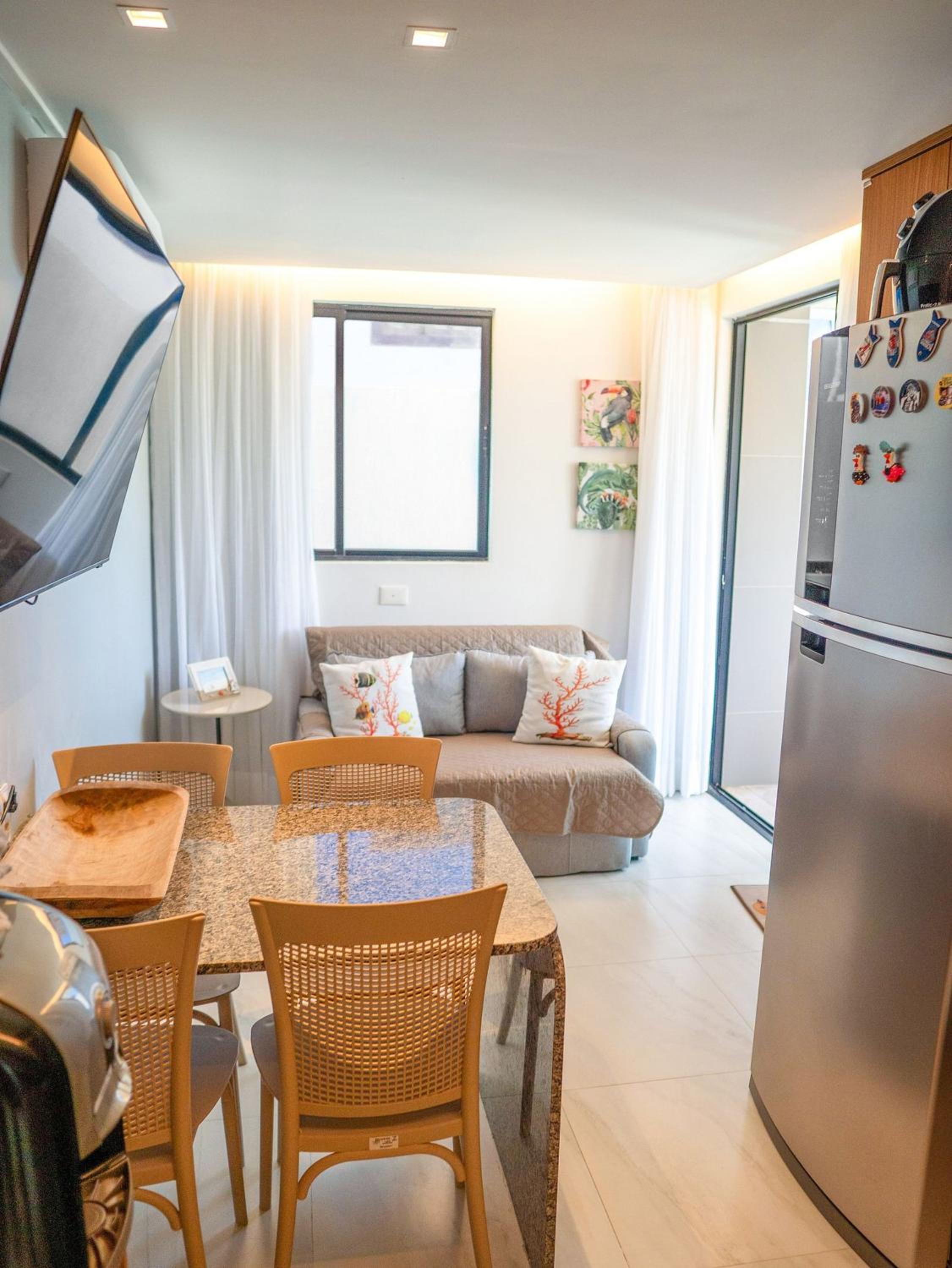 Beachfront flat at Porto de Galinhas beach, close to the natural pools.