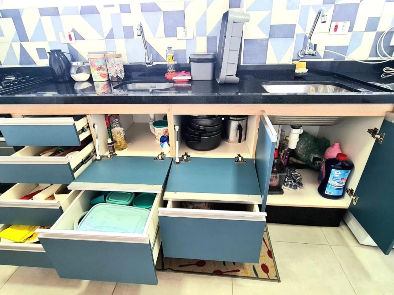 Family apartment, Vila Tupi, Praia Grande, São Paulo