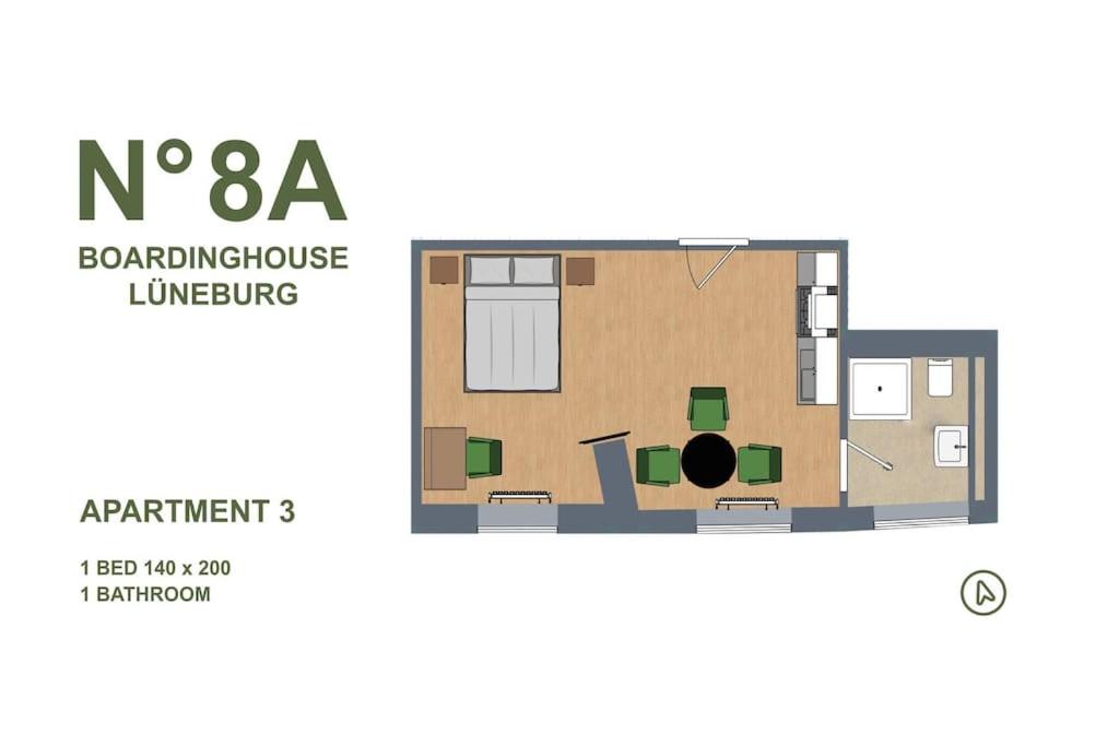 Apartment 02 No 8A Boardinghouse Lüneburg