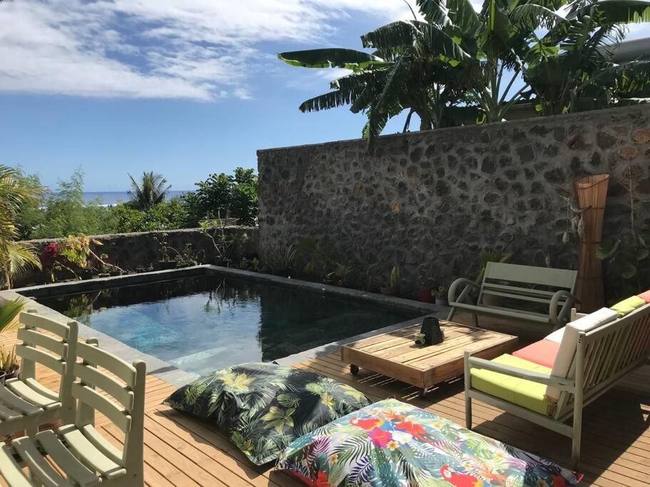Villa La Pointe 3 chambres Piscine et Vue Océan 600m du Lagon view 5