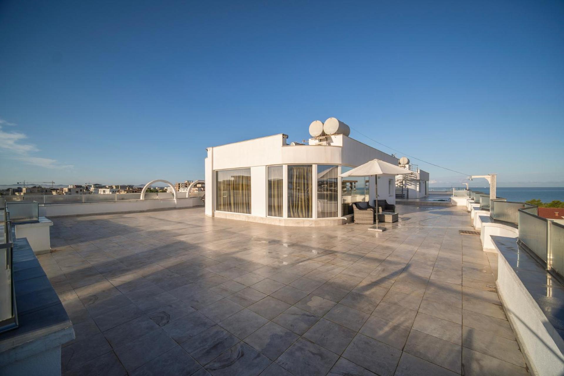 Penthouse with sea view in Durrës - amazing terrace of 400m2 with panoramic view