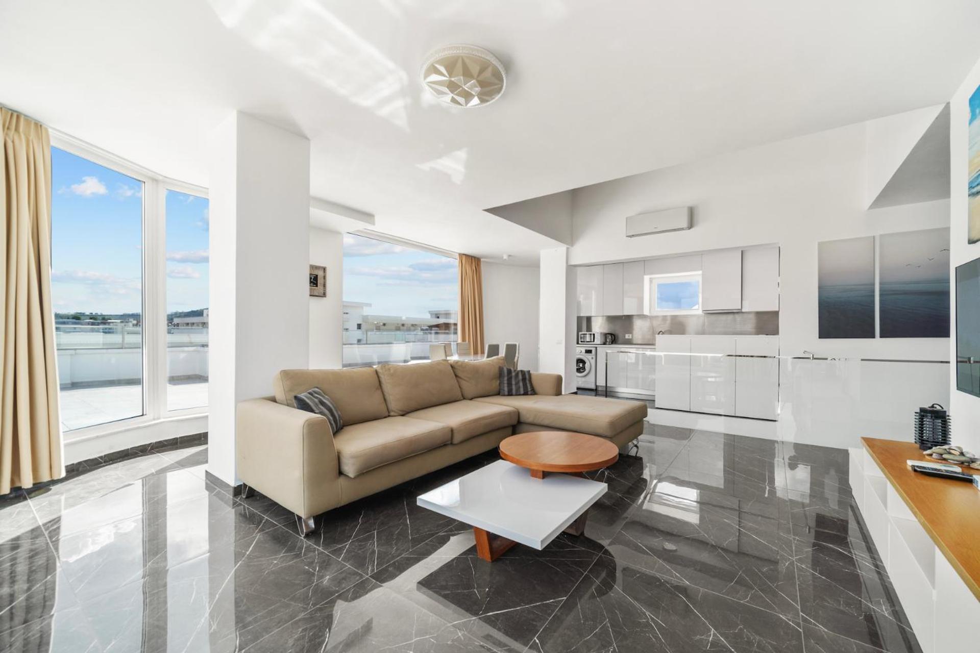 Penthouse with sea view in Durrës - amazing terrace of 400m2 with panoramic view