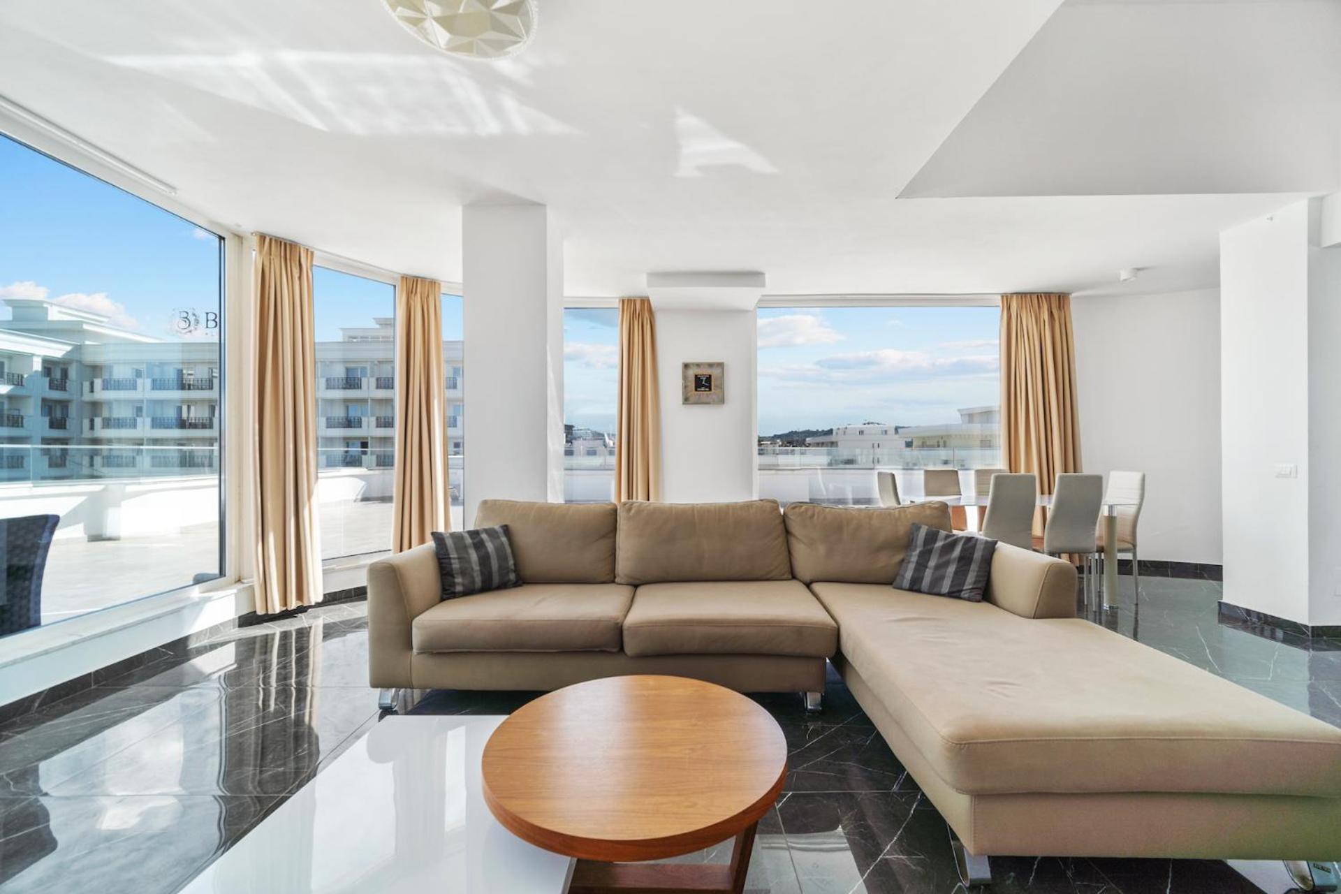Penthouse with sea view in Durrës - amazing terrace of 400m2 with panoramic view