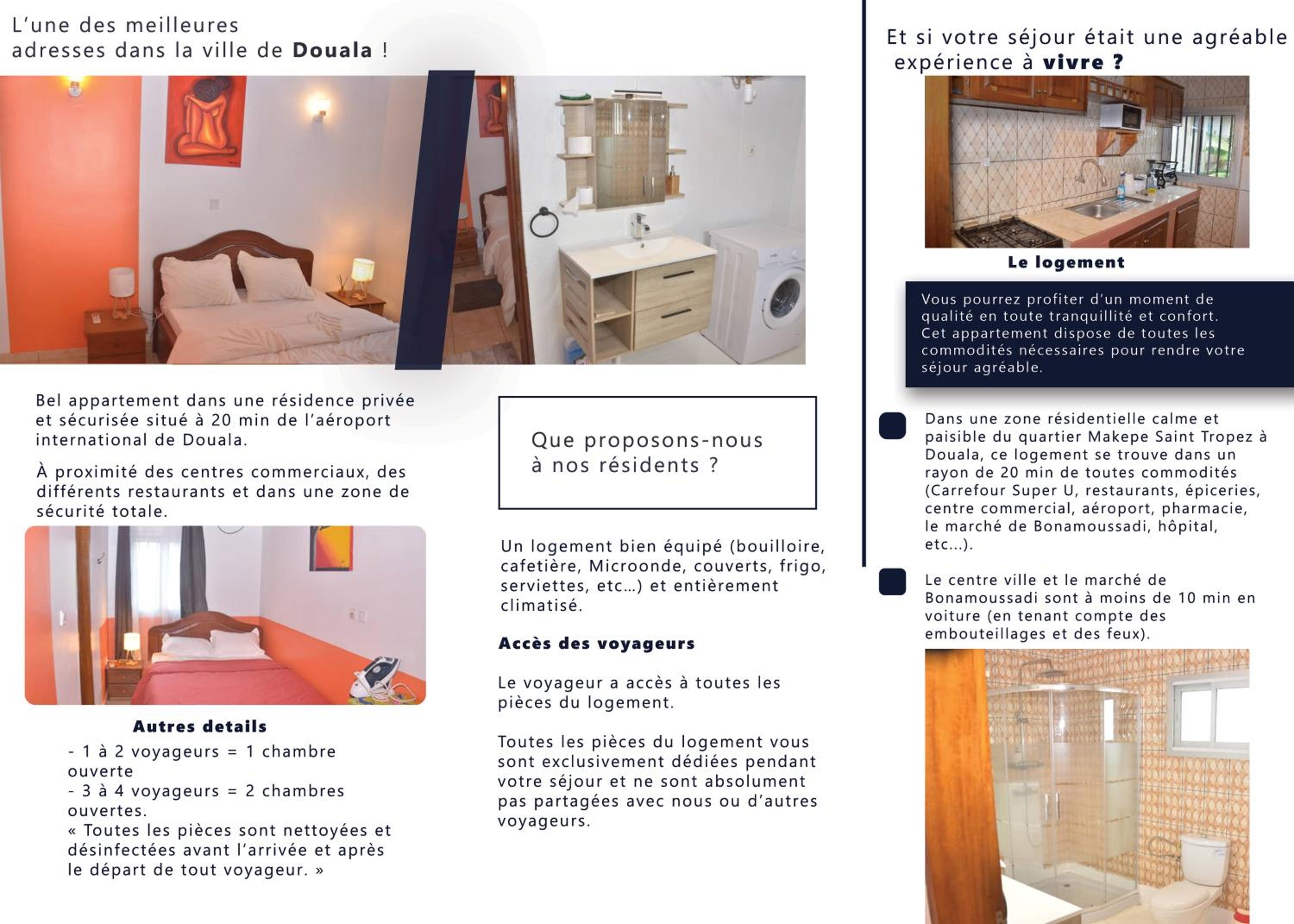 Superbe Appartement meublé - Résidence Félicité