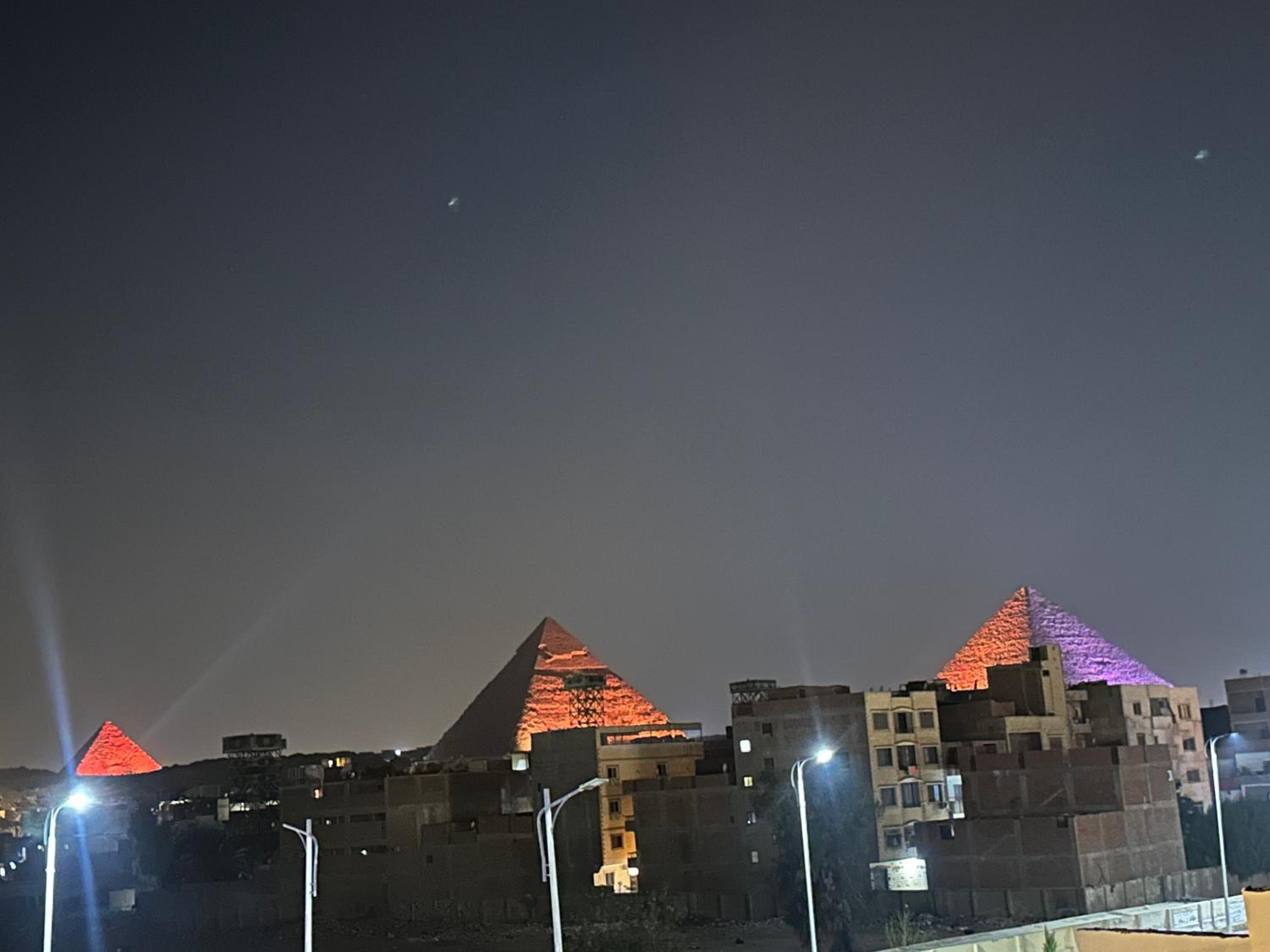 Brilliant pyramids view