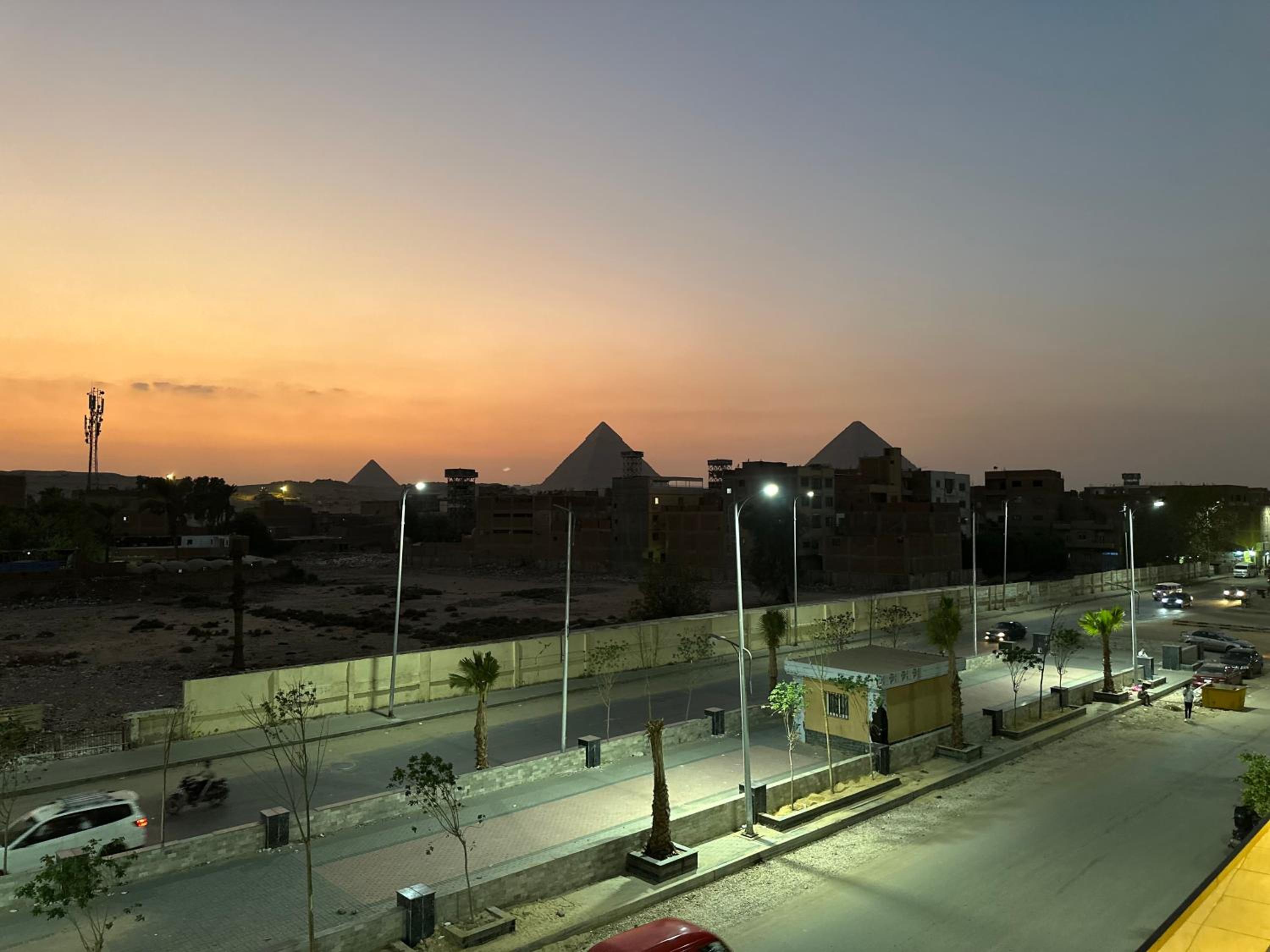 Brilliant pyramids view