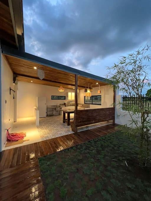 peaceful bamboo farm villa view 2