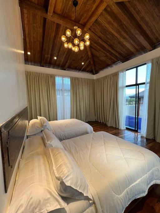 peaceful bamboo farm villa view 4