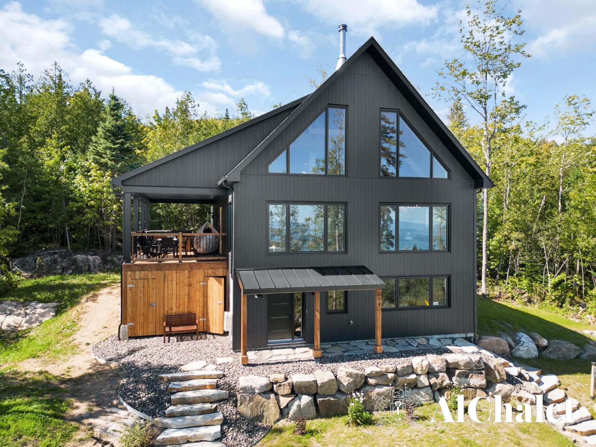 Shack saison - vue sur le fleuve avec spa