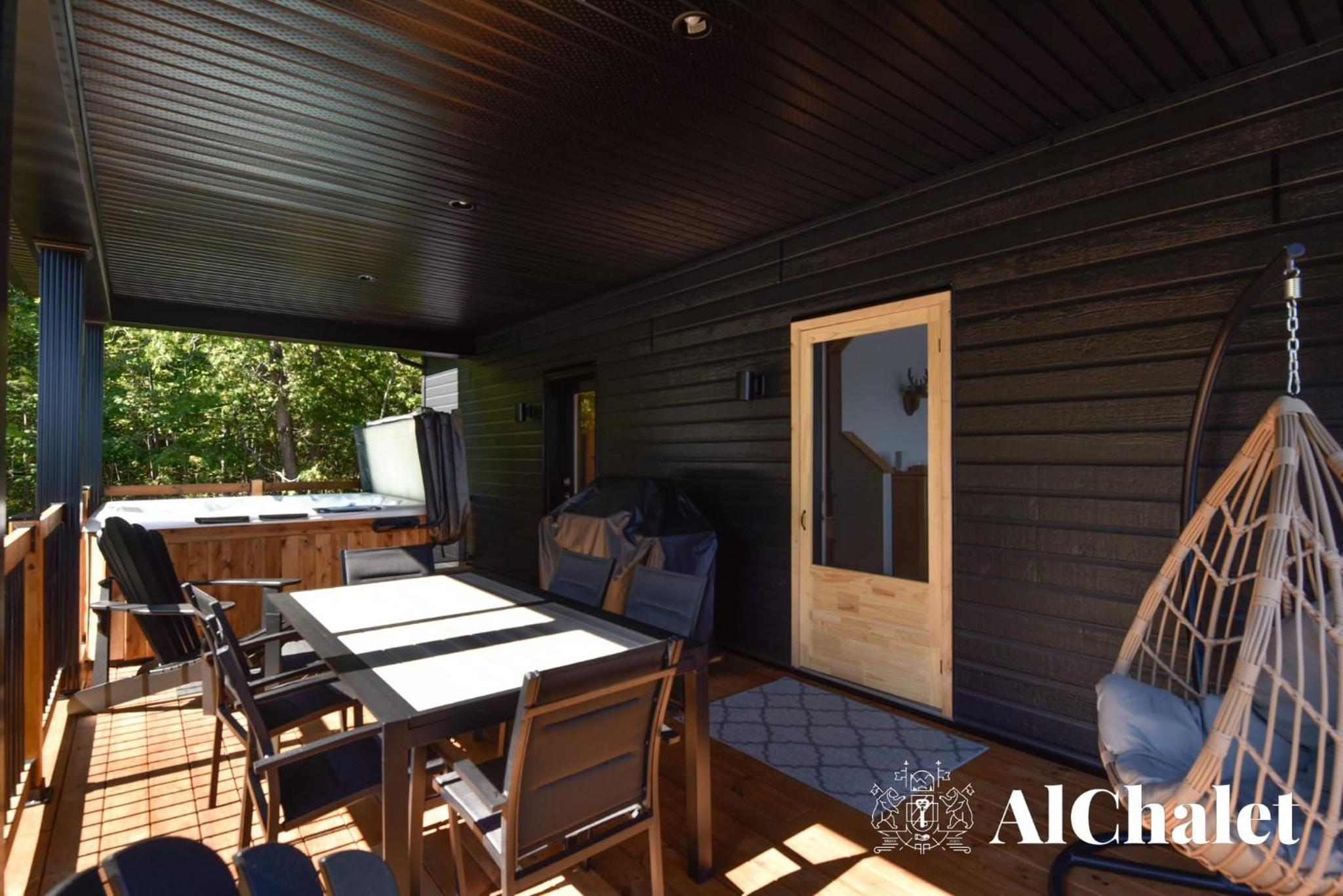 Shack saison - vue sur le fleuve avec spa