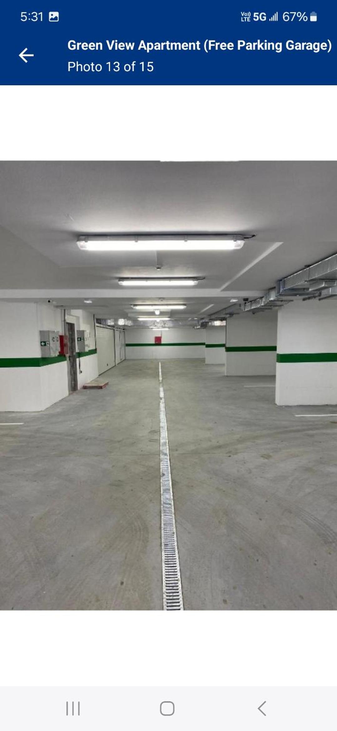 Green View Apartment with free garage parking view 4