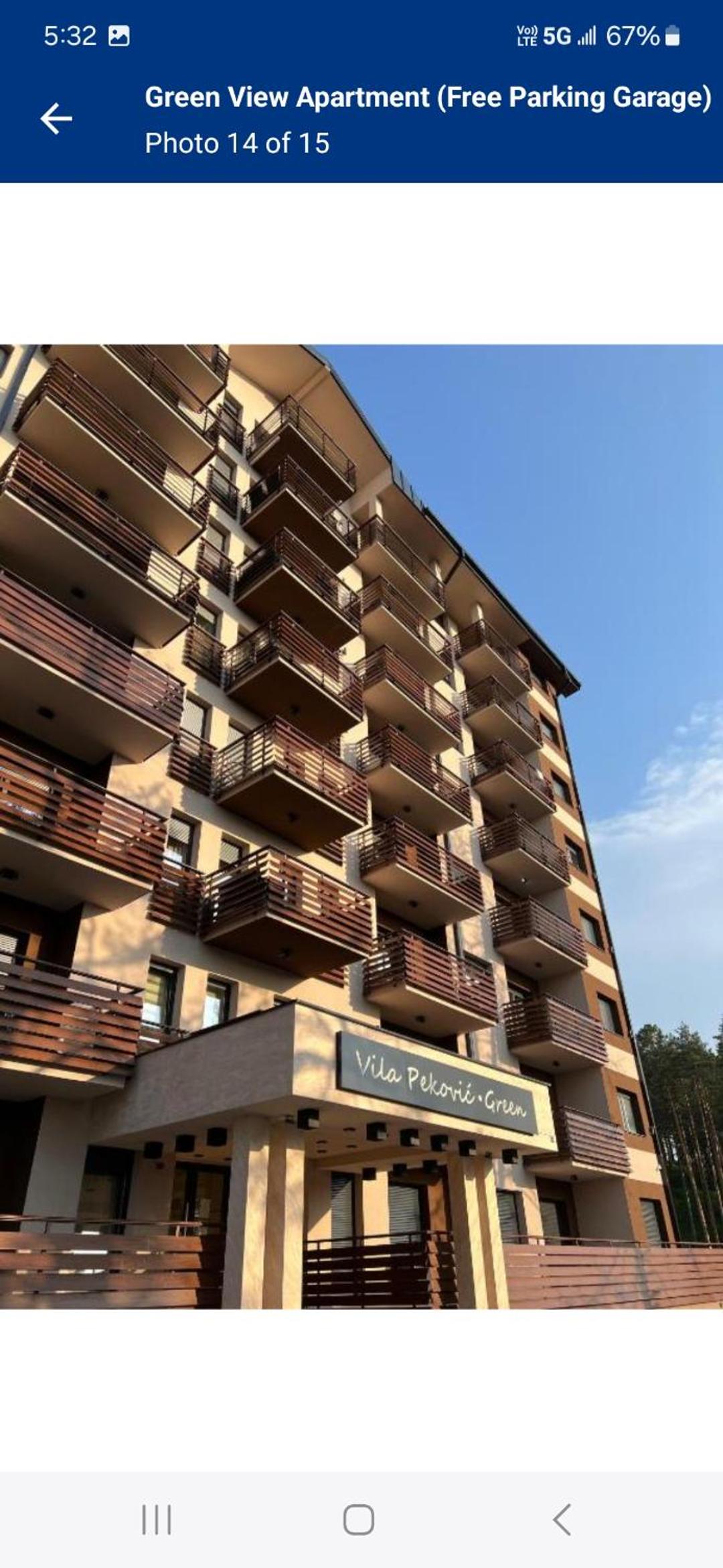 Green View Apartment with free garage parking view 5